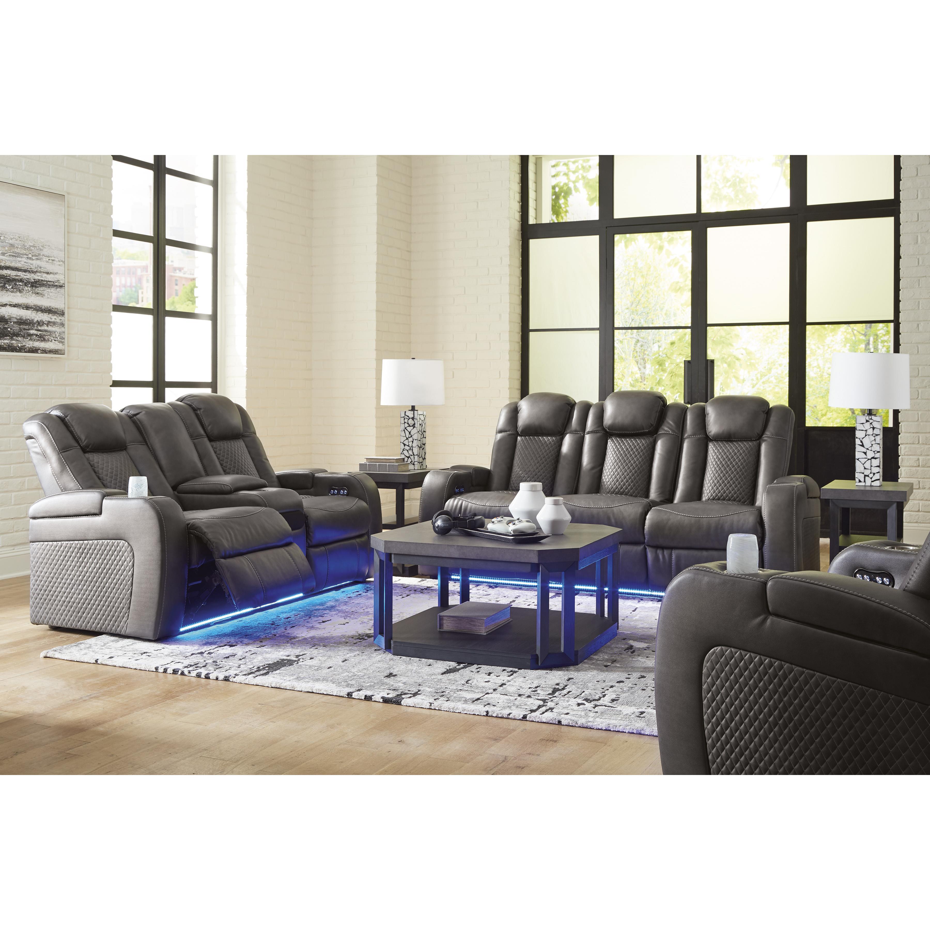 Signature Design by Ashley Fyne-Dyme 36602U2 3 pc Power Reclining Living Room Set - Image 1