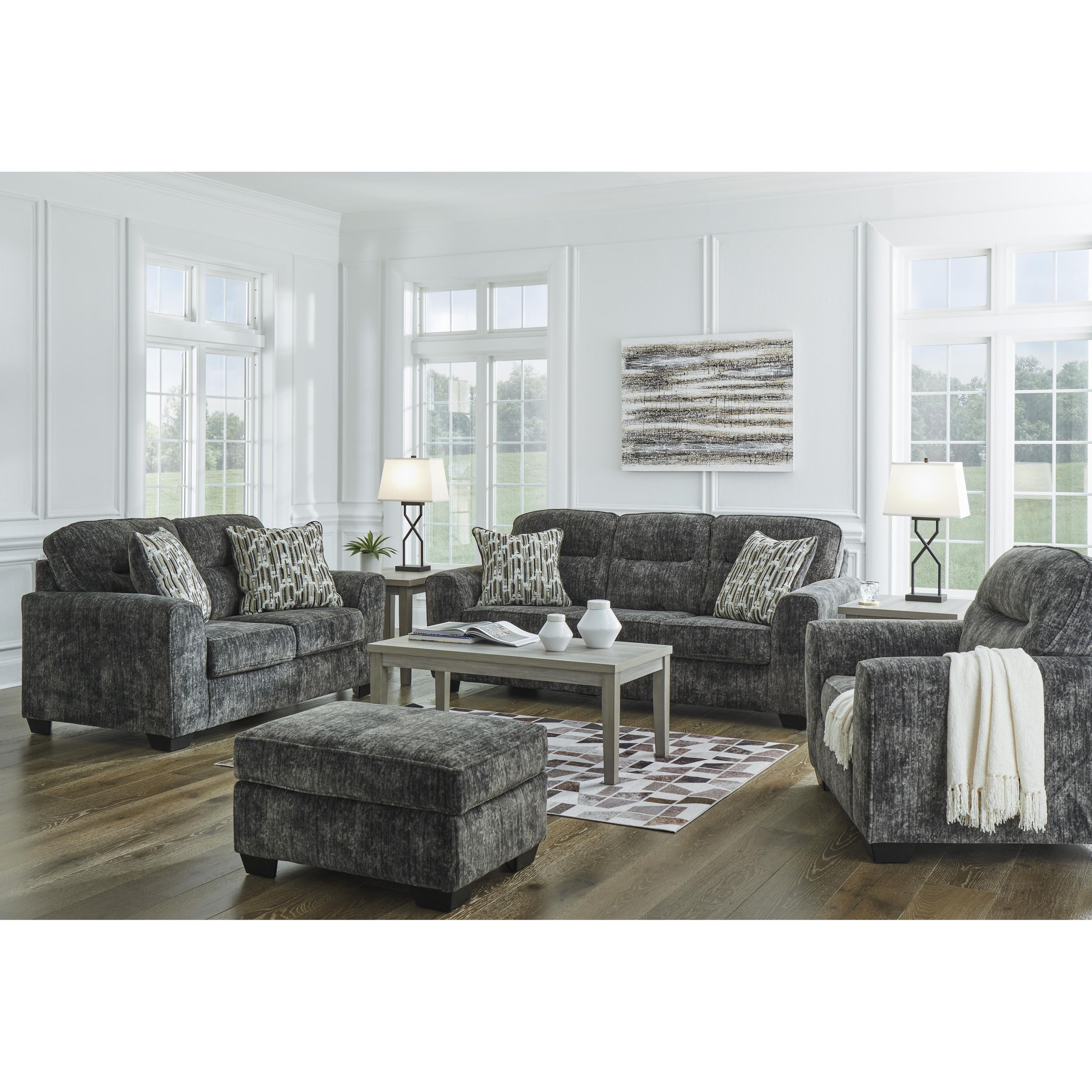 Signature Design by Ashley Lonoke 50504U3 4 pc Living Room Set - Image 1