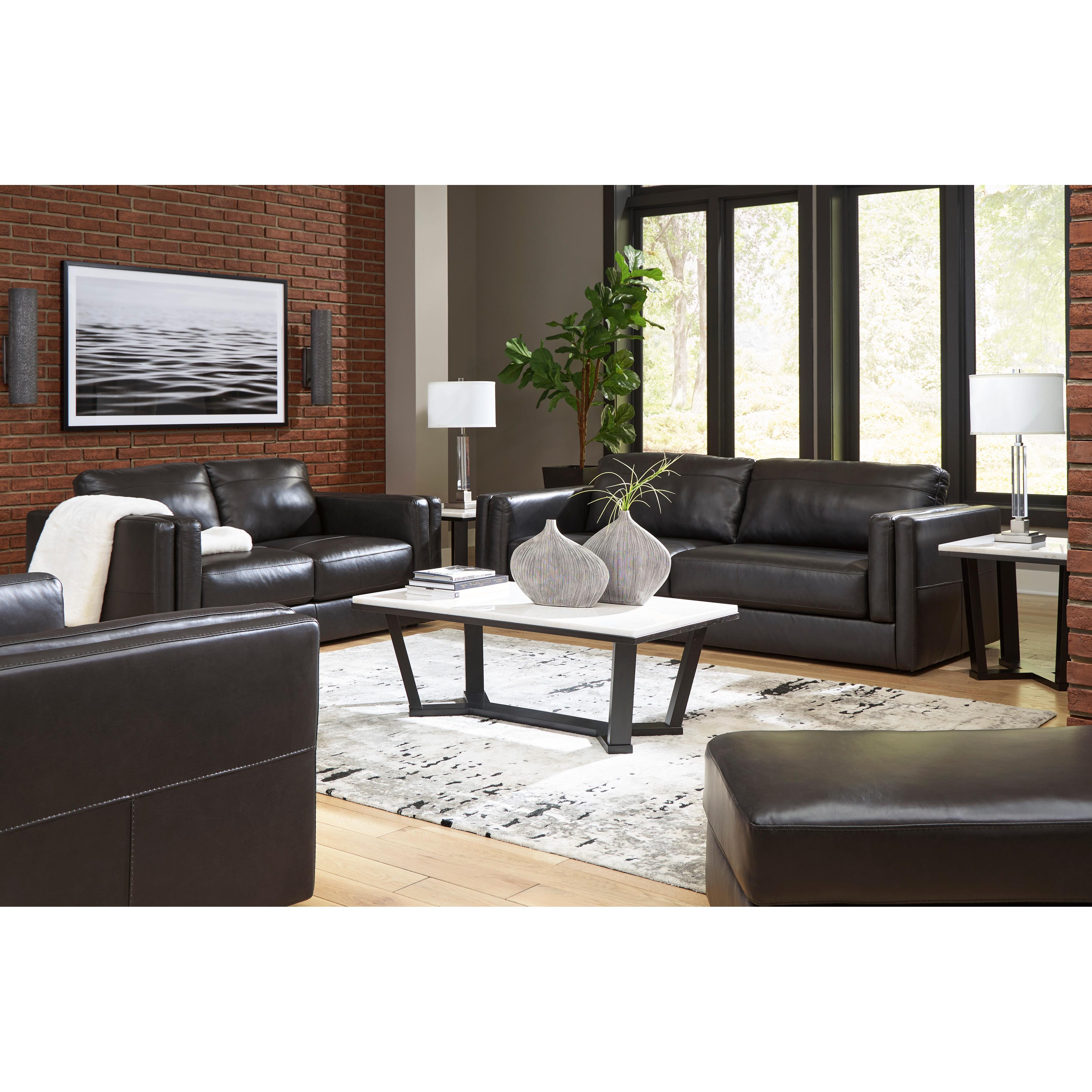 Signature Design by Ashley Amiata 57405U4 4 pc Living Room Set - Image 1