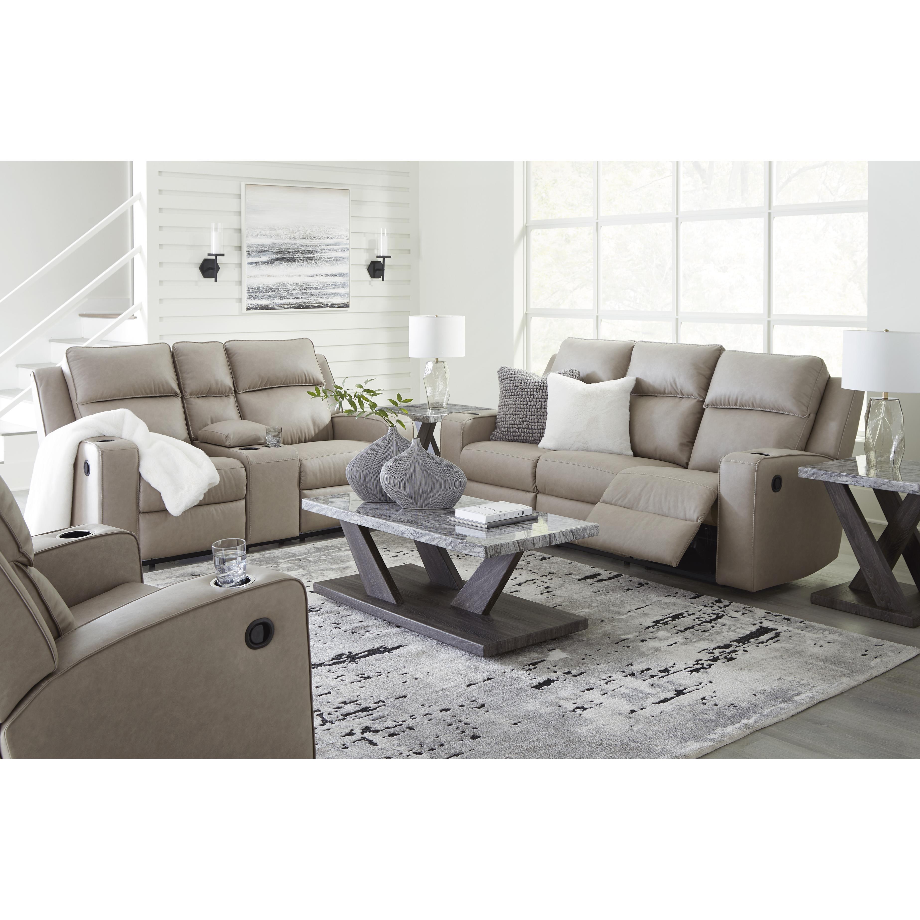 Signature Design by Ashley Lavenhorne 63307U2 3 pc Reclining Living Room Set - Image 1