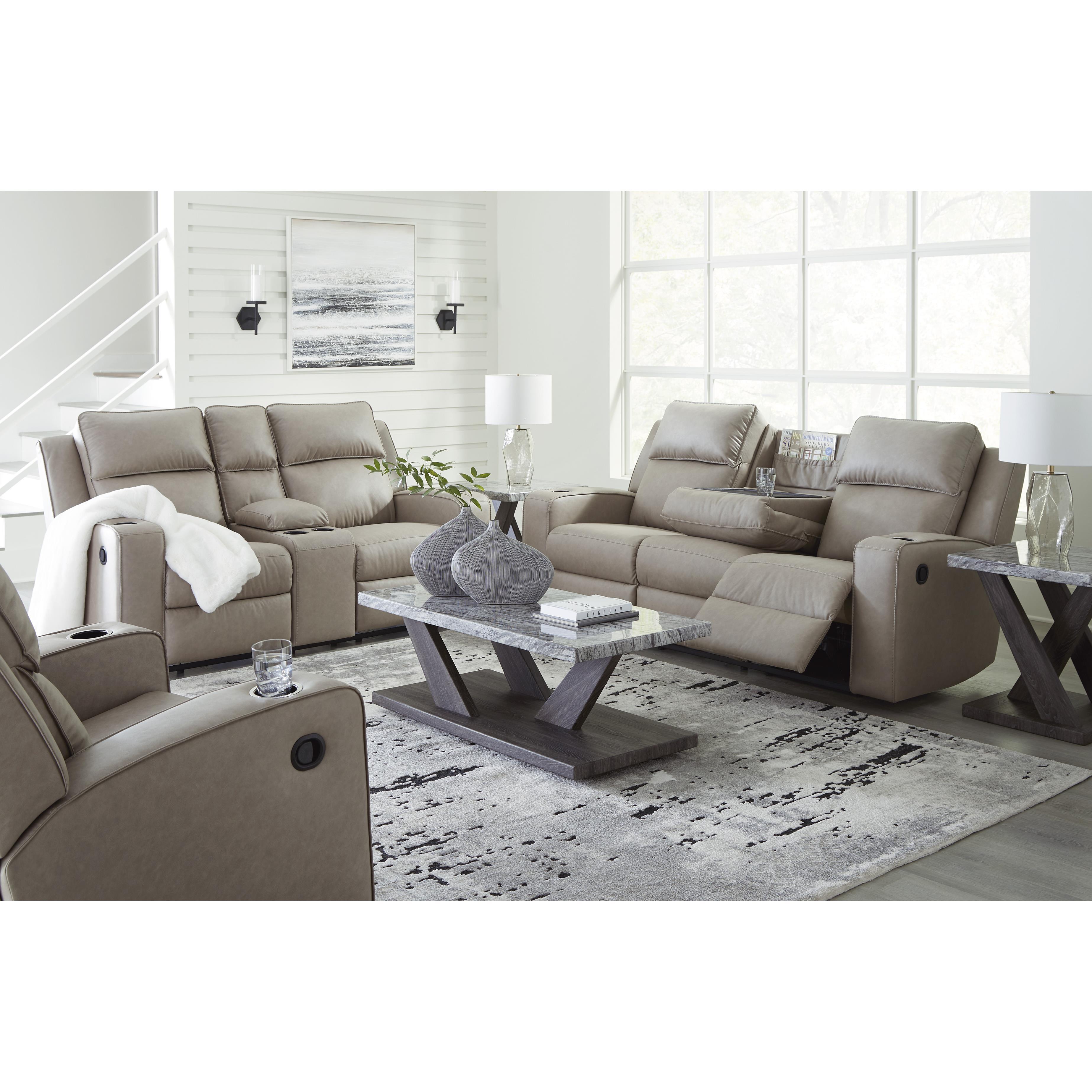 Signature Design by Ashley Lavenhorne 63307U2 3 pc Reclining Living Room Set - Image 2