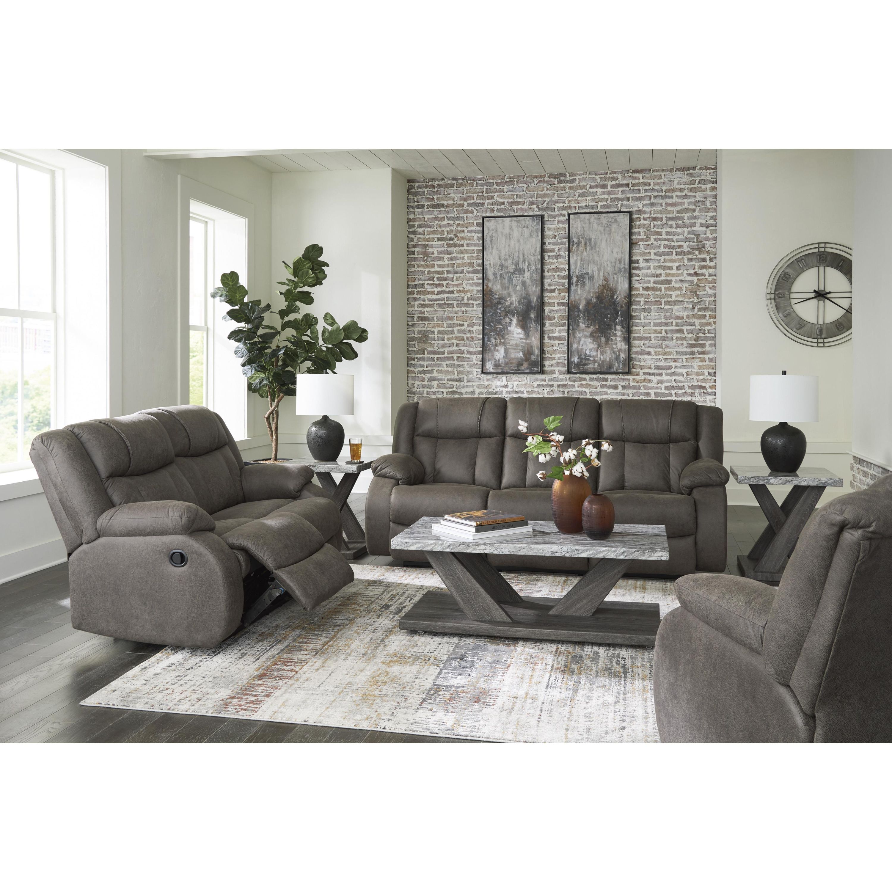 Signature Design by Ashley First Base 68804U2 3 pc Reclining Living Room Set - Image 1