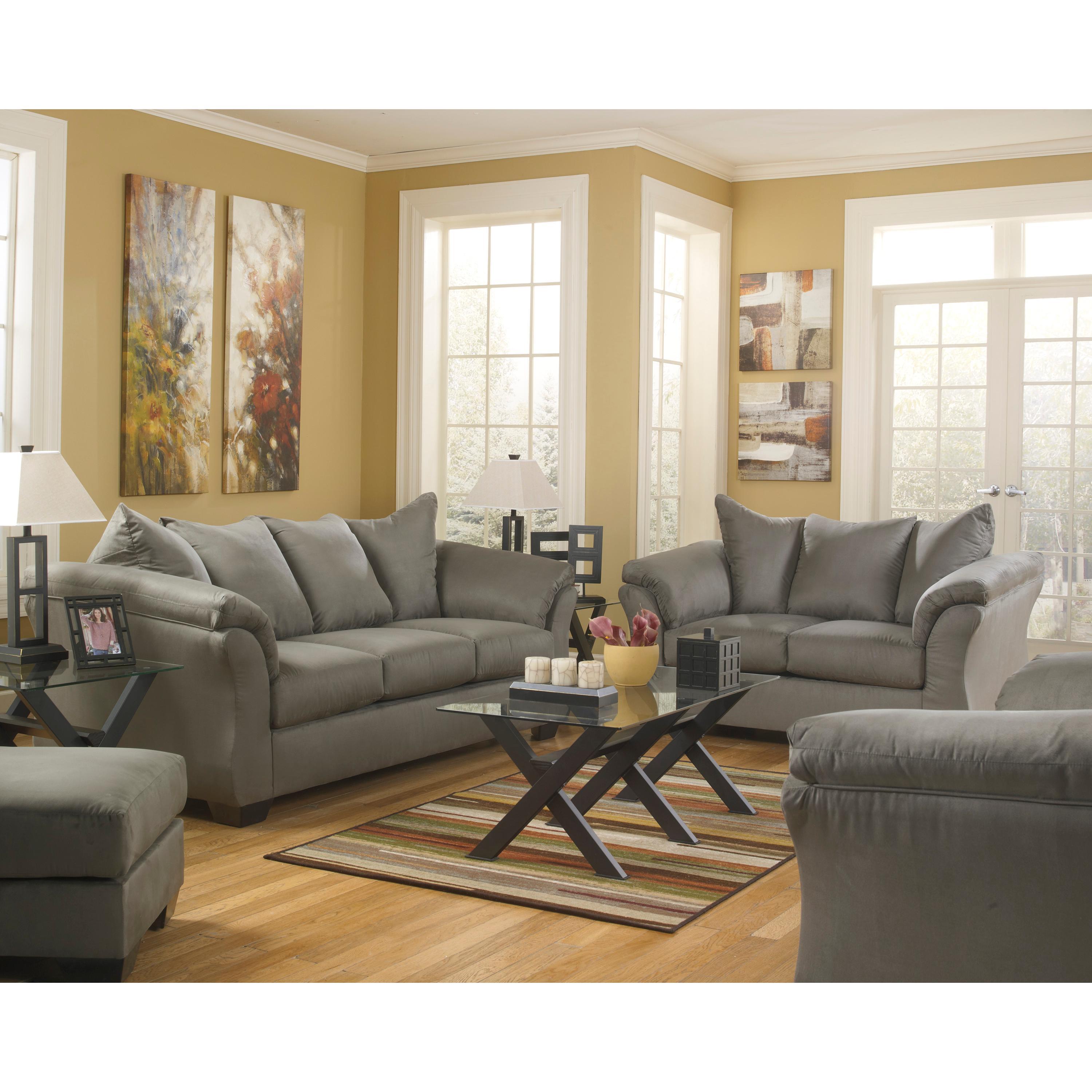 Signature Design by Ashley Darcy 75005U13 3 pc Living Room Set - Image 1