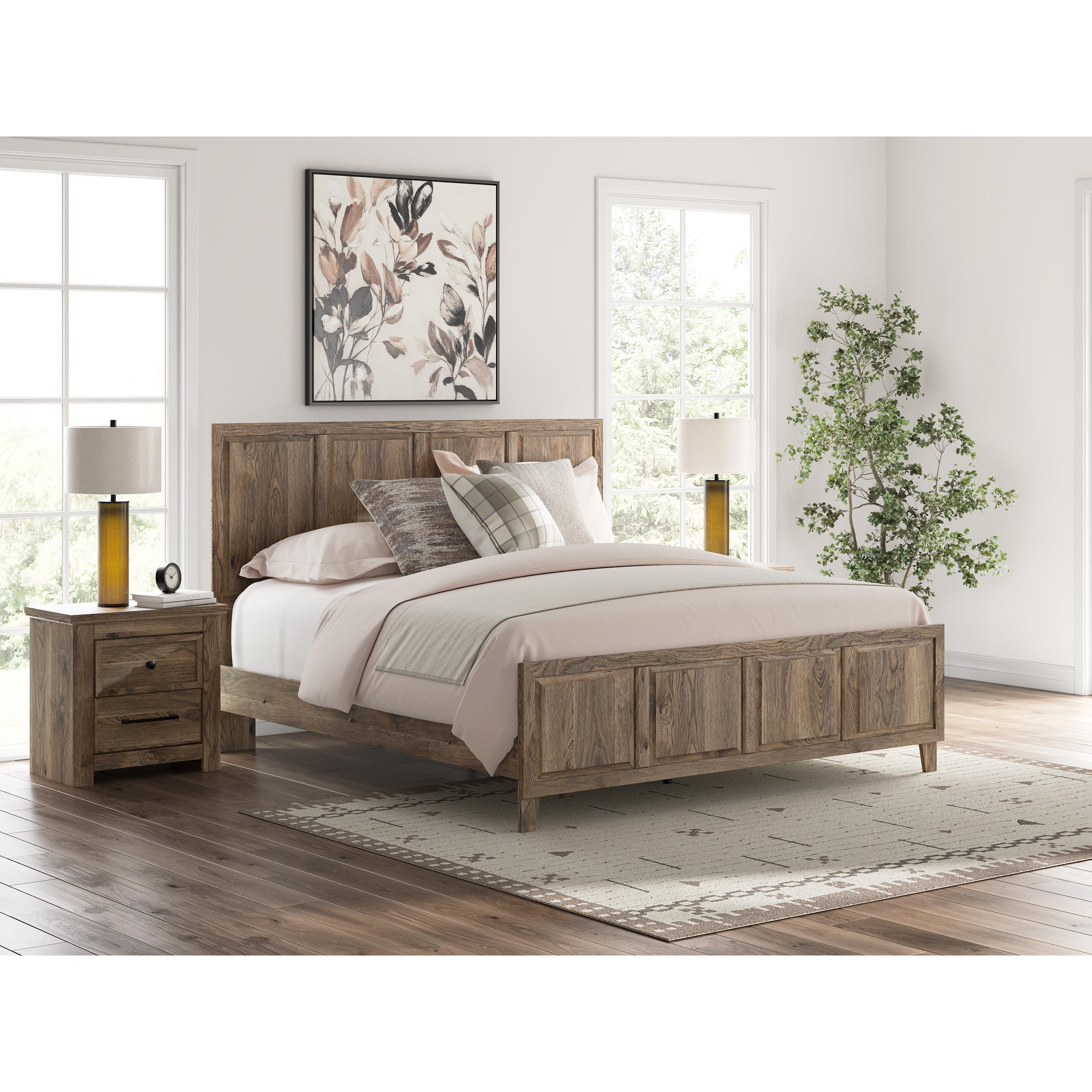 Signature Design by Ashley Rusticott PCB2260 8 pc King Panel Bedroom Set - Image 2