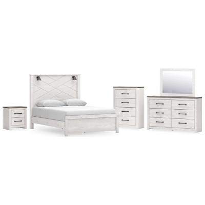 Signature Design by Ashley Gerridan B1190B37 7 pc Queen Panel Bedroom Set - Image 1