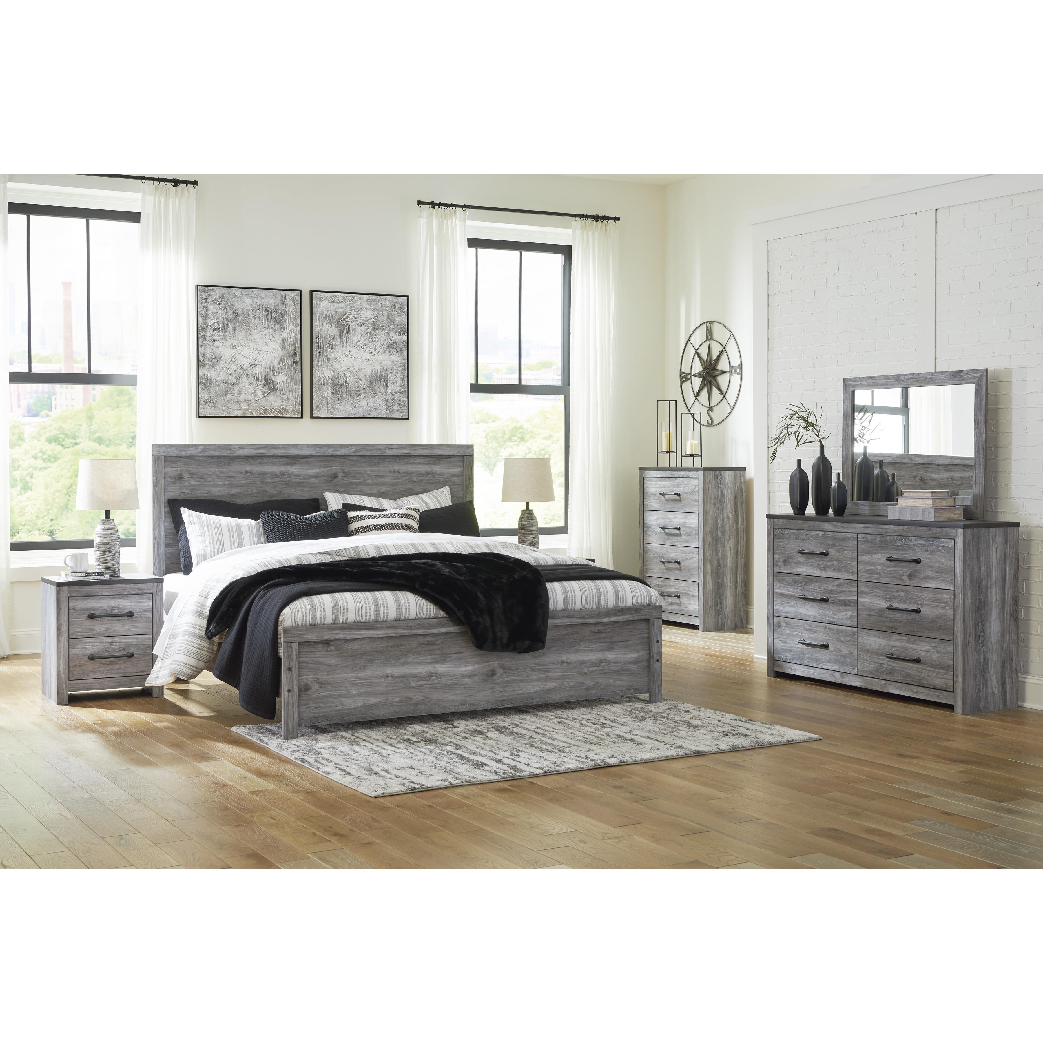 Signature Design by Ashley Bronyan B1290B9 6 pc King Panel Bedroom Set - Image 1