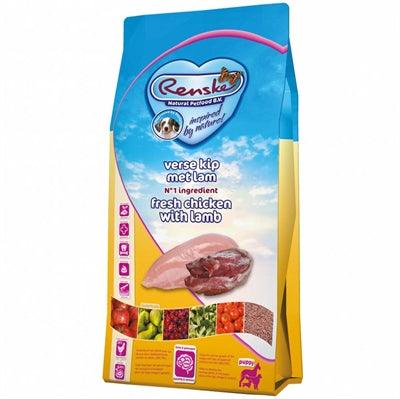 Renske Super Premium Puppy - Chicken & Lamb - Easily digestible food for young dogs - 2 kg to 12 kg - Image 1