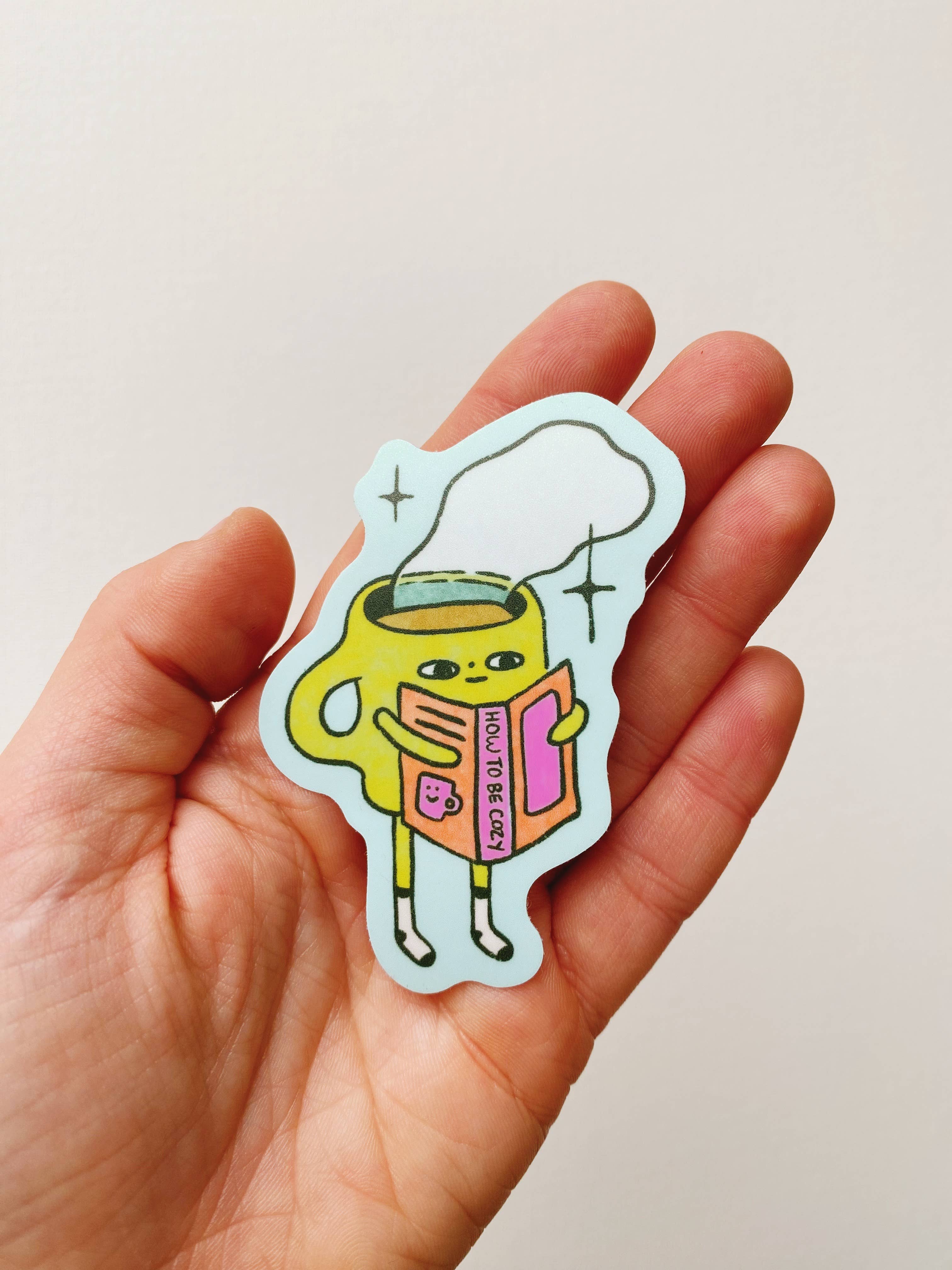 Sticker – how to be cozy