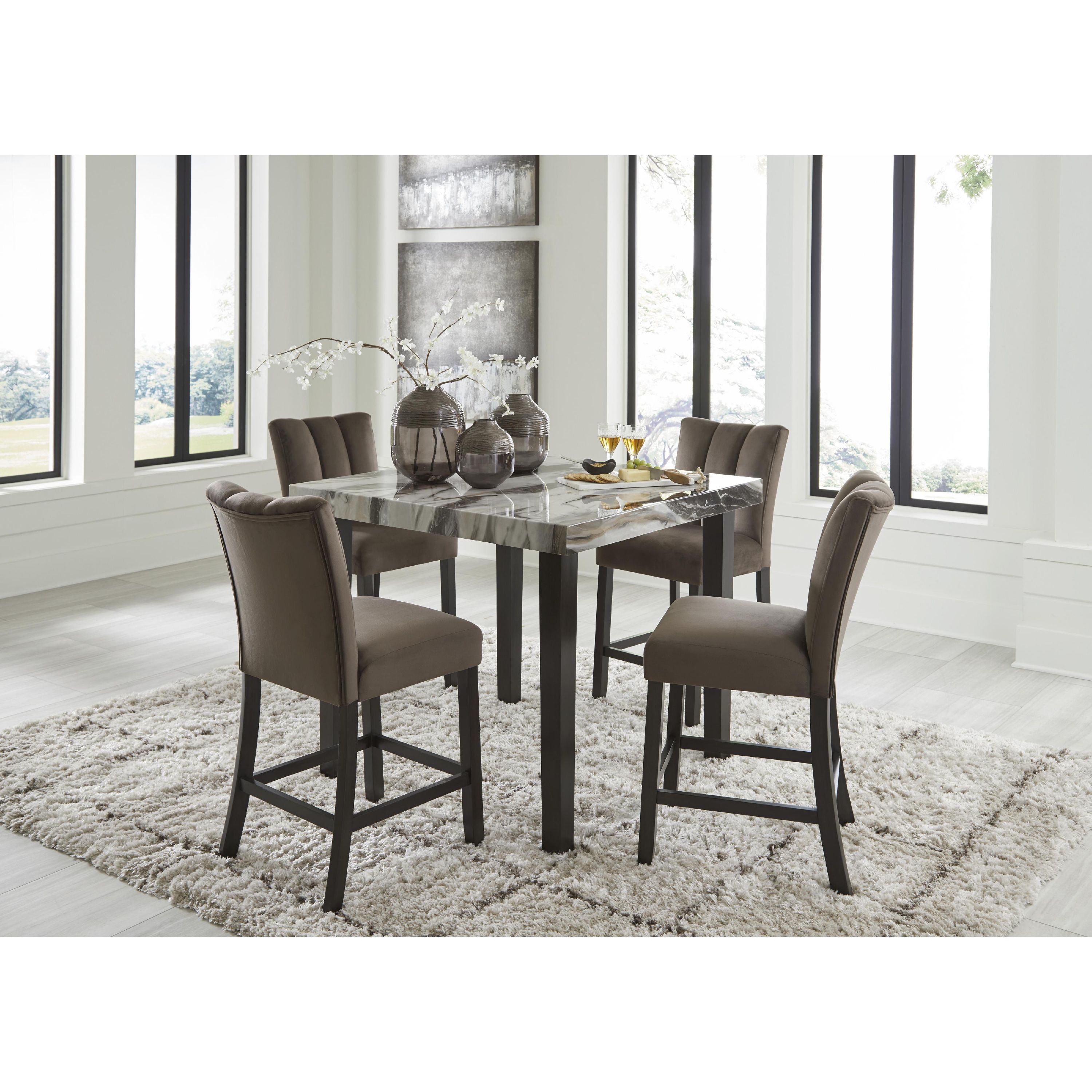 Signature Design by Ashley Jeshina PCD581D3 5 pc Counter Height Dining Set - Image 1