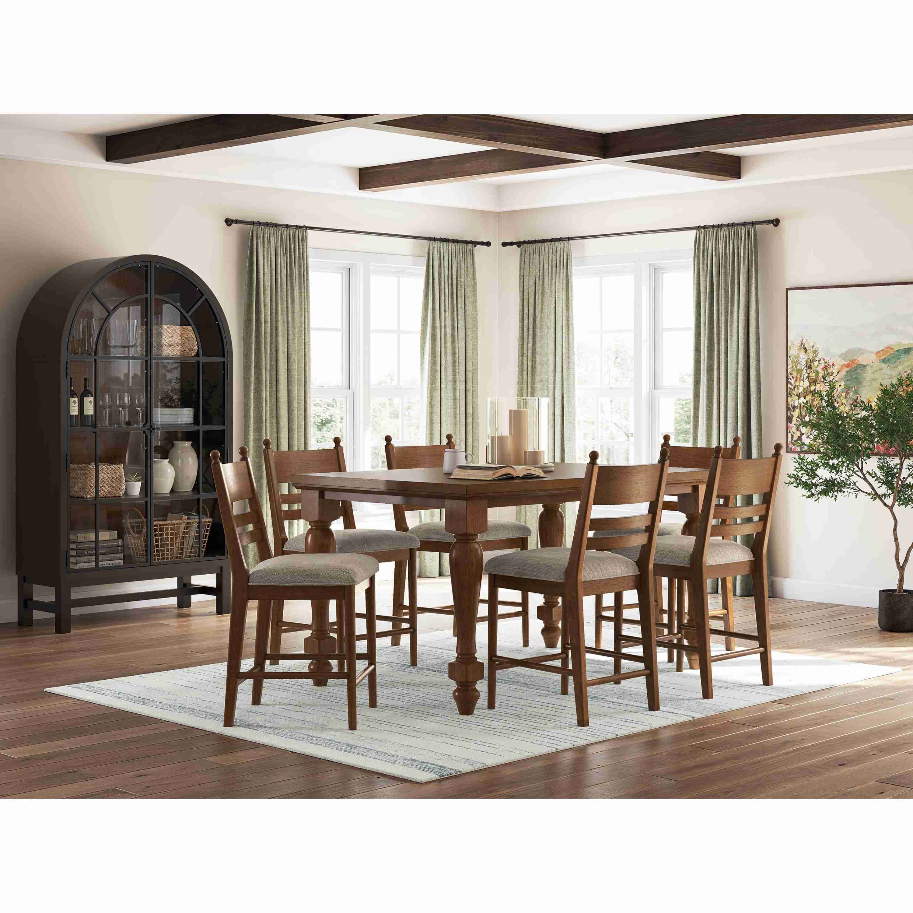 Signature Design by Ashley Greddinton PCD824D20 7 pc Counter Height Dining Set - Image 1