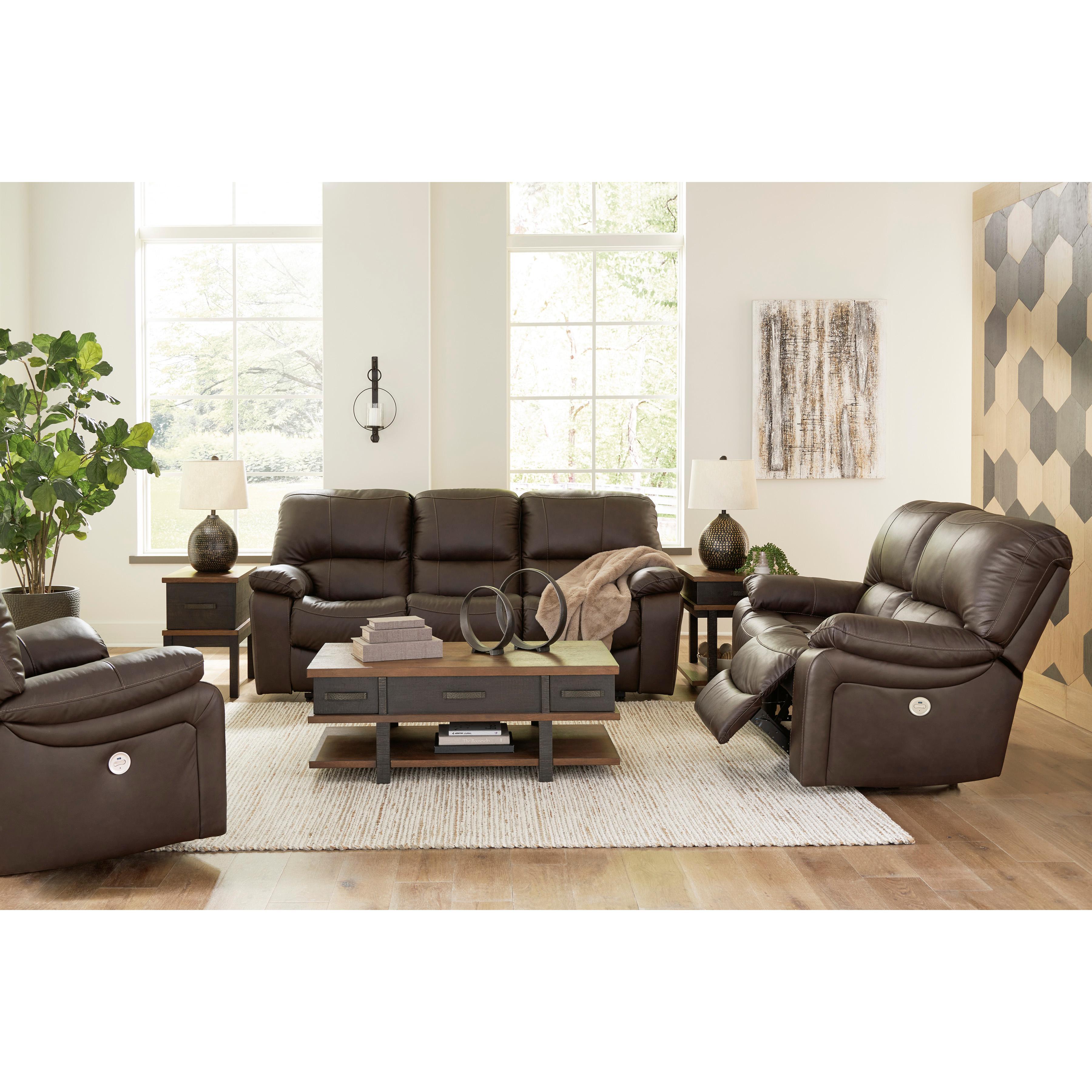 Signature Design by Ashley Leesworth U43808U2 3 pc Power Reclining Living Room Set - Image 1