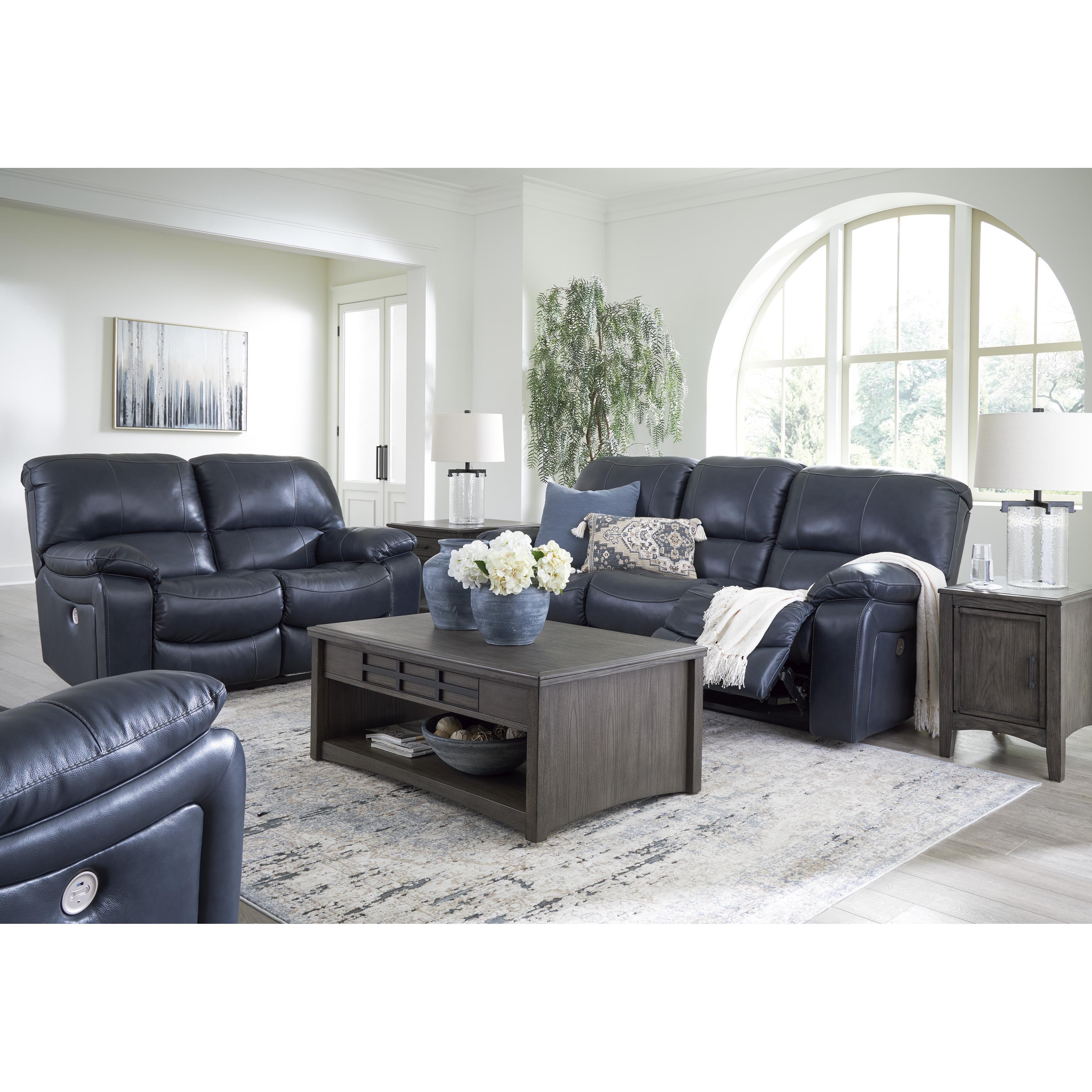 Signature Design by Ashley Leesworth U43809U2 3 pc Power Reclining Living Room Set - Image 3