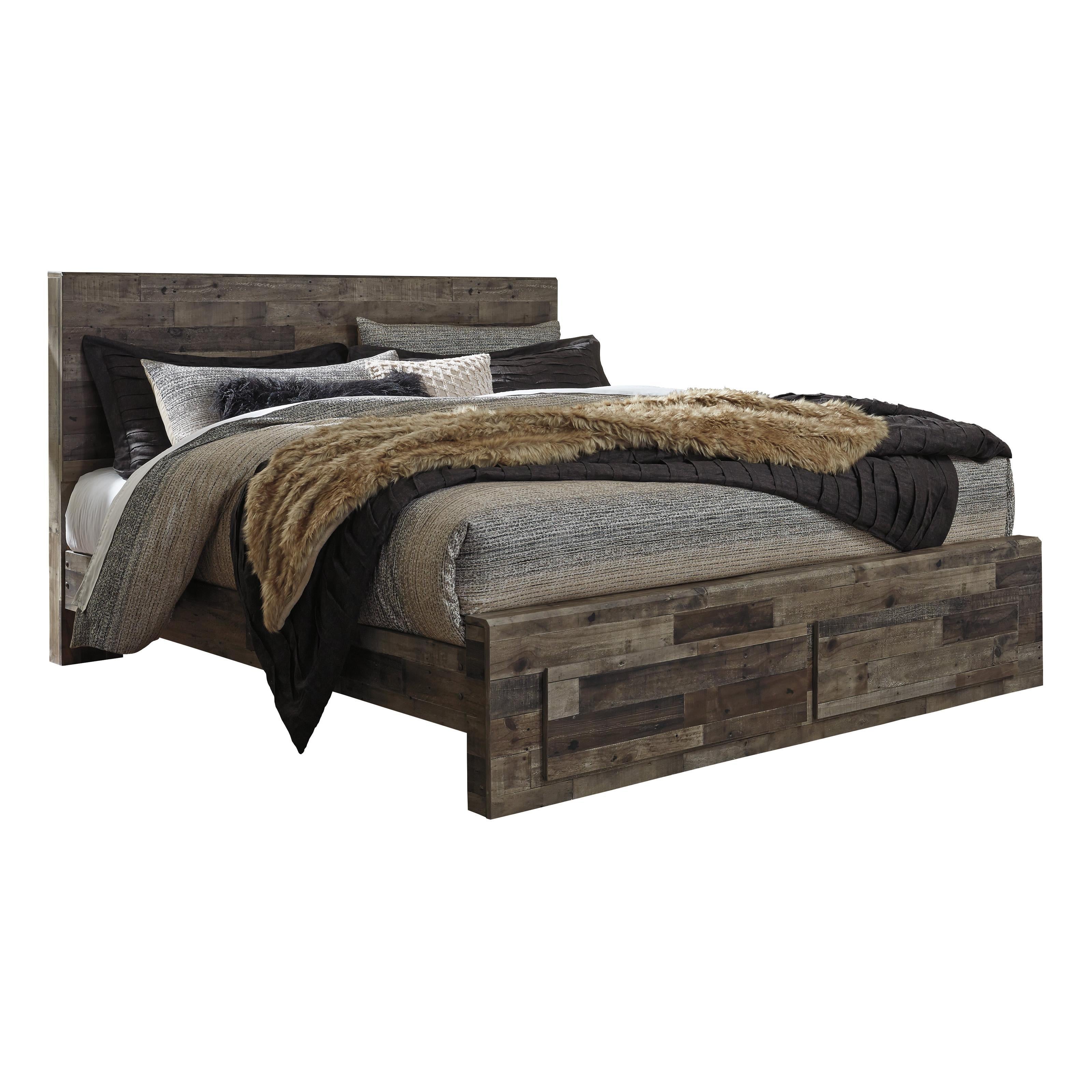Benchcraft Derekson B200B74 7 pc King Panel Bedroom Set - Image 3
