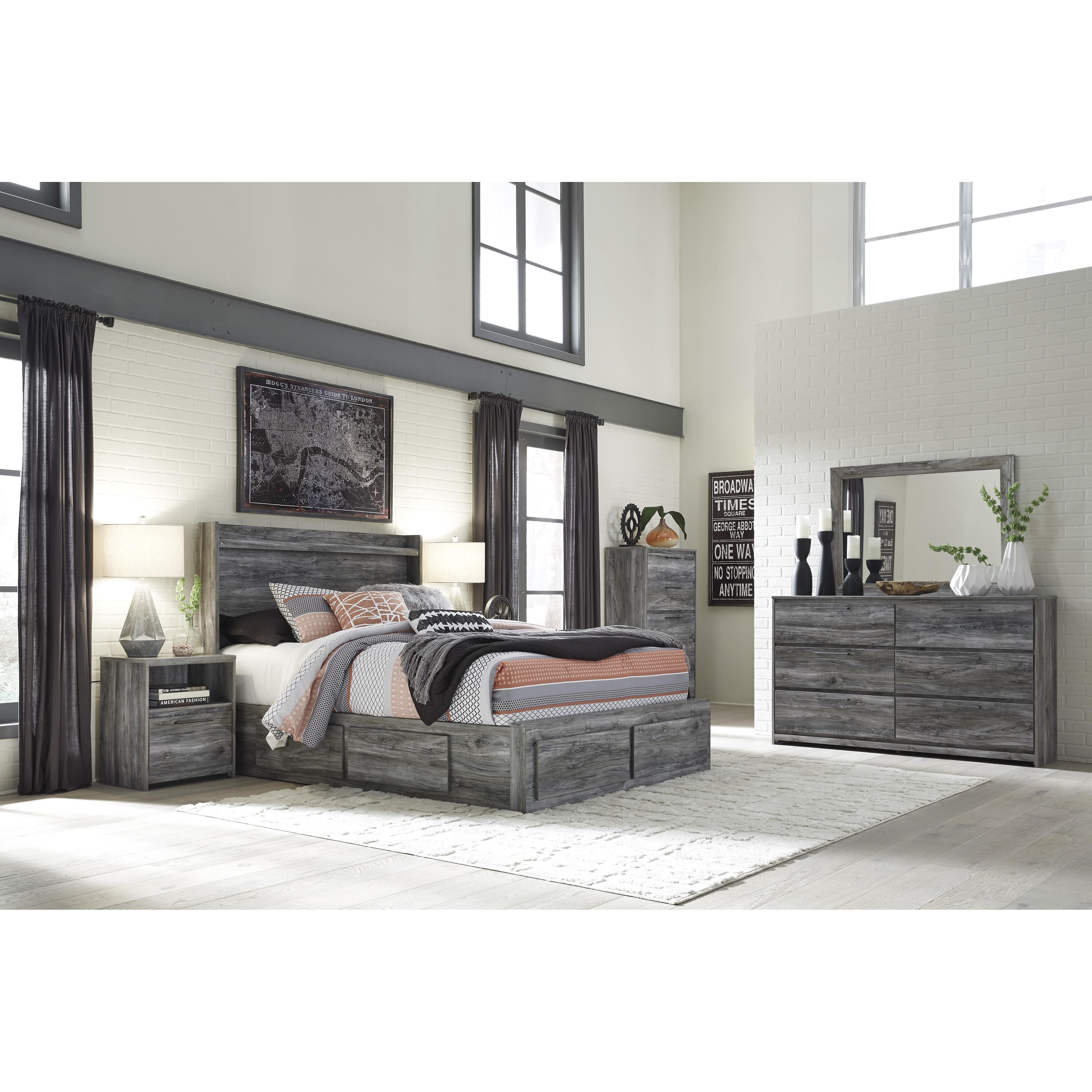 Signature Design by Ashley Baystorm B221B83 7 pc King Panel Bedroom Set - Image 1