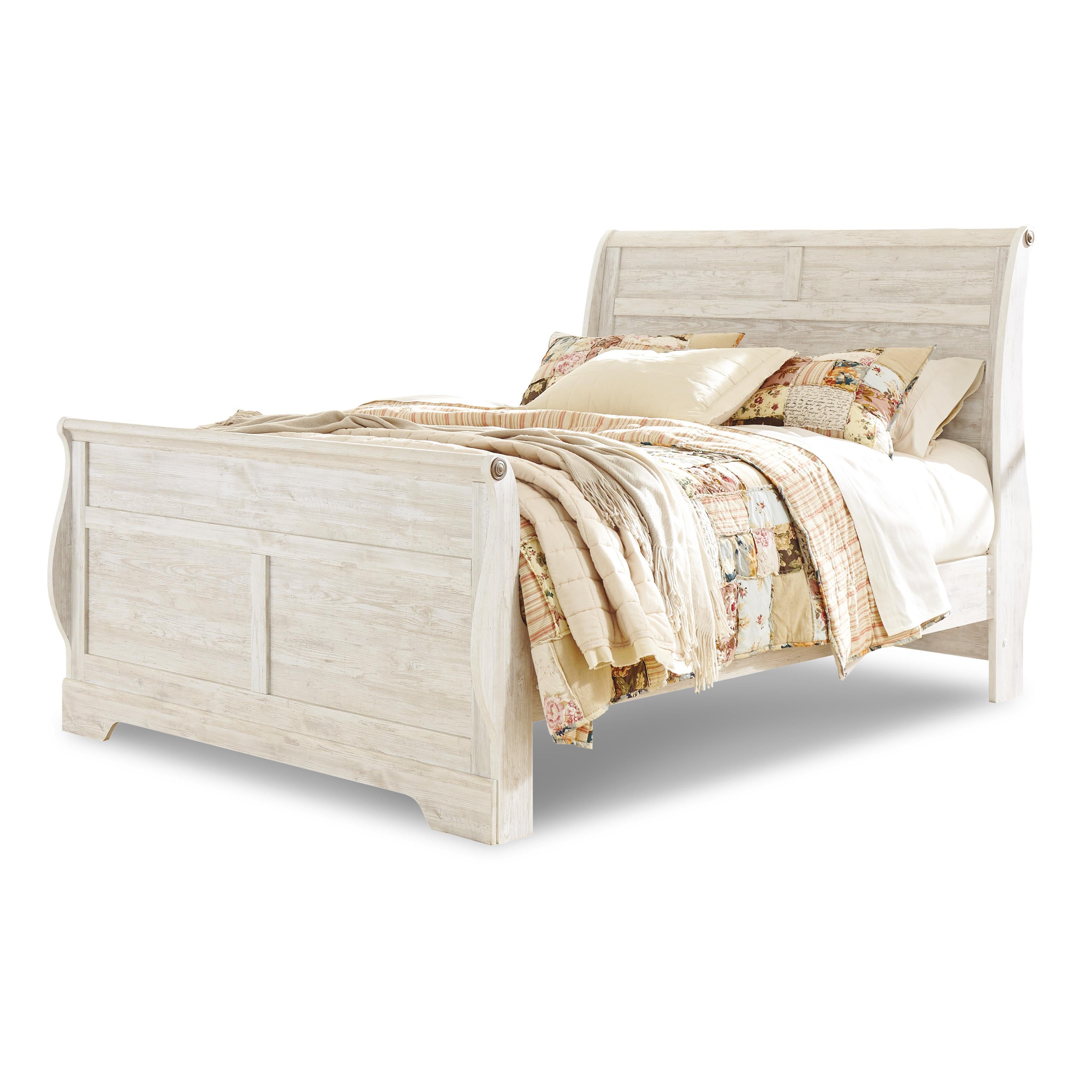 Signature Design by Ashley Willowton B267B62 6 pc King Sleigh Bedroom Set - Image 2