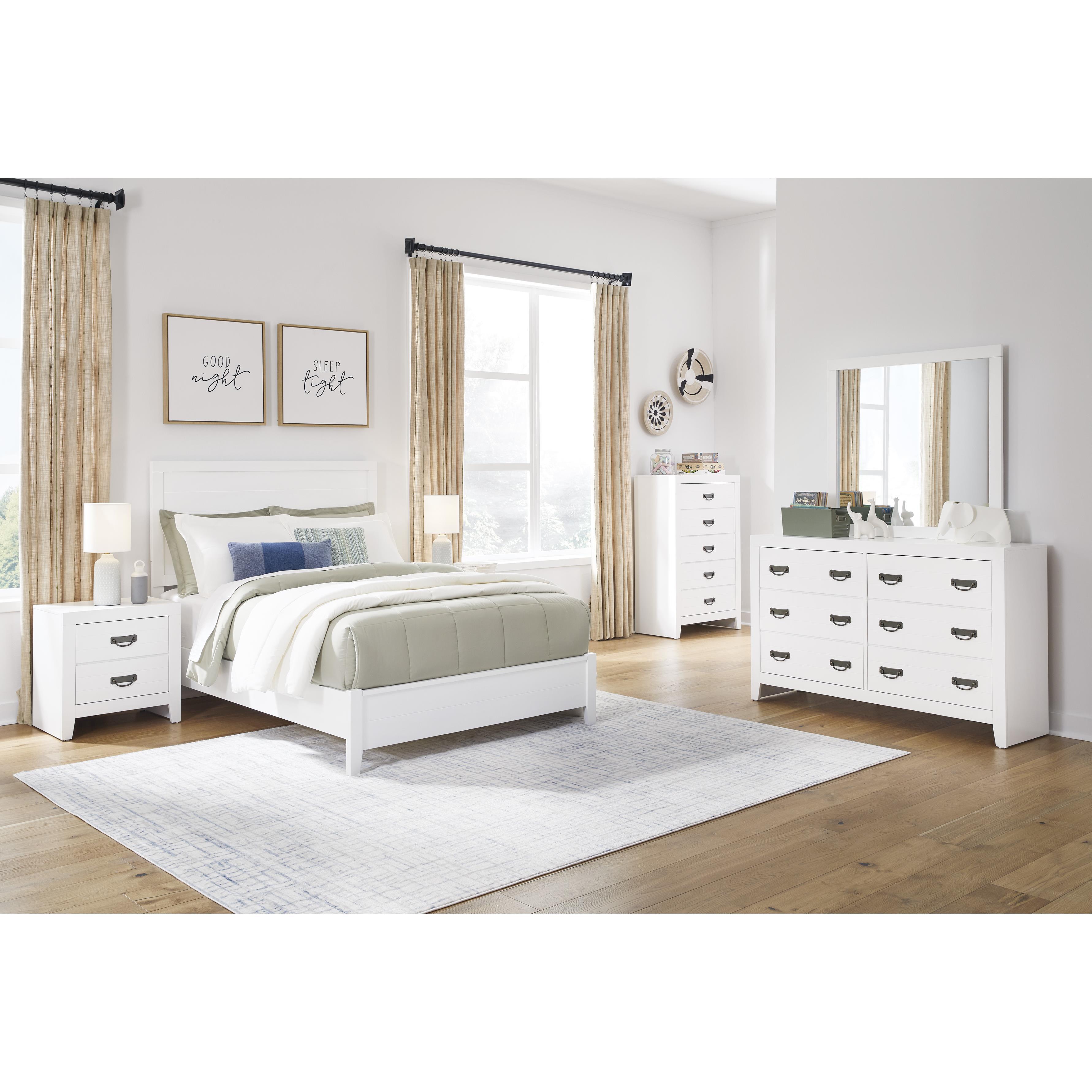 Signature Design by Ashley Binterglen B427B17 6 pc Full Panel Bedroom Set - Image 1