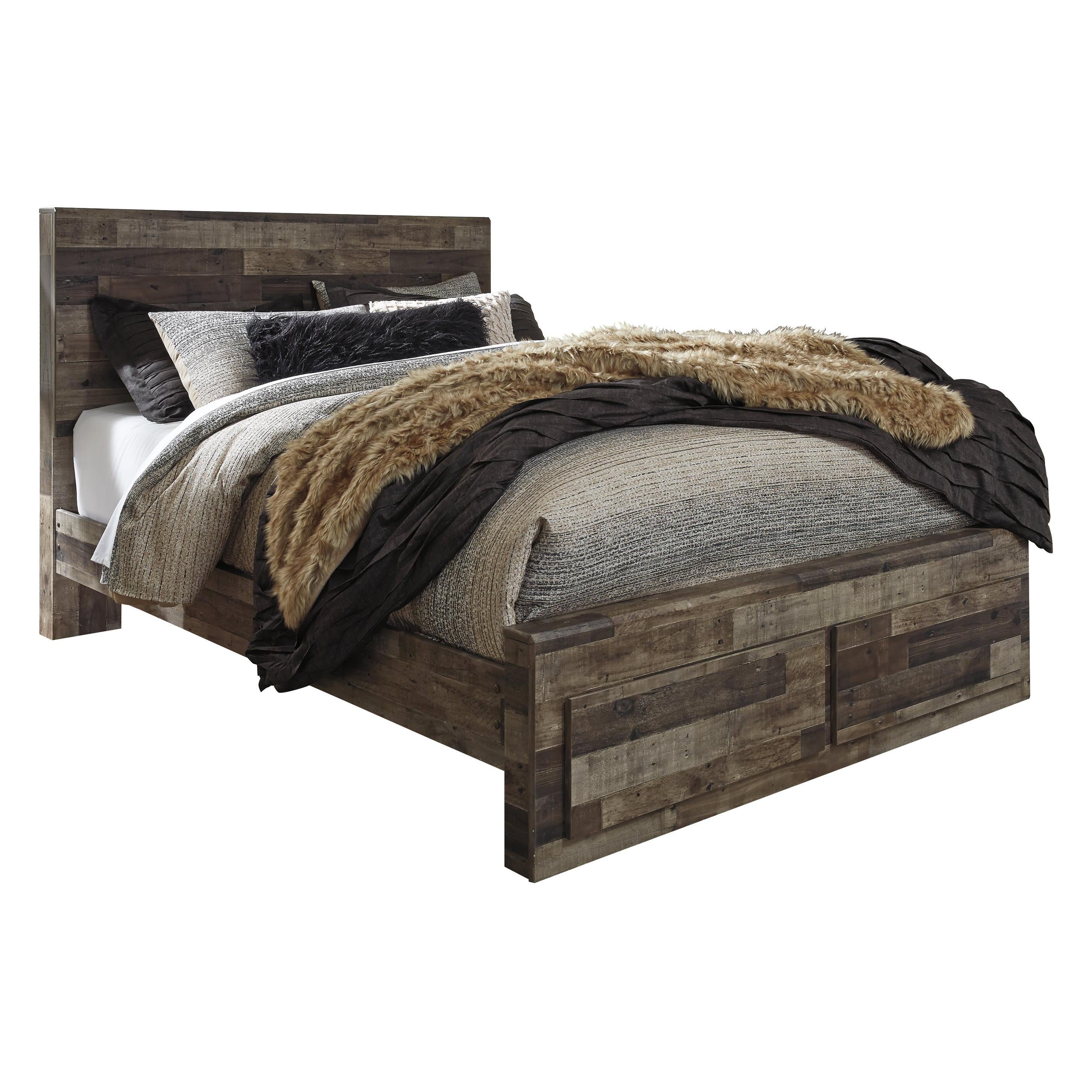 Benchcraft Derekson B200B84 6 pc Queen Panel Storage Bedroom Set - Image 2