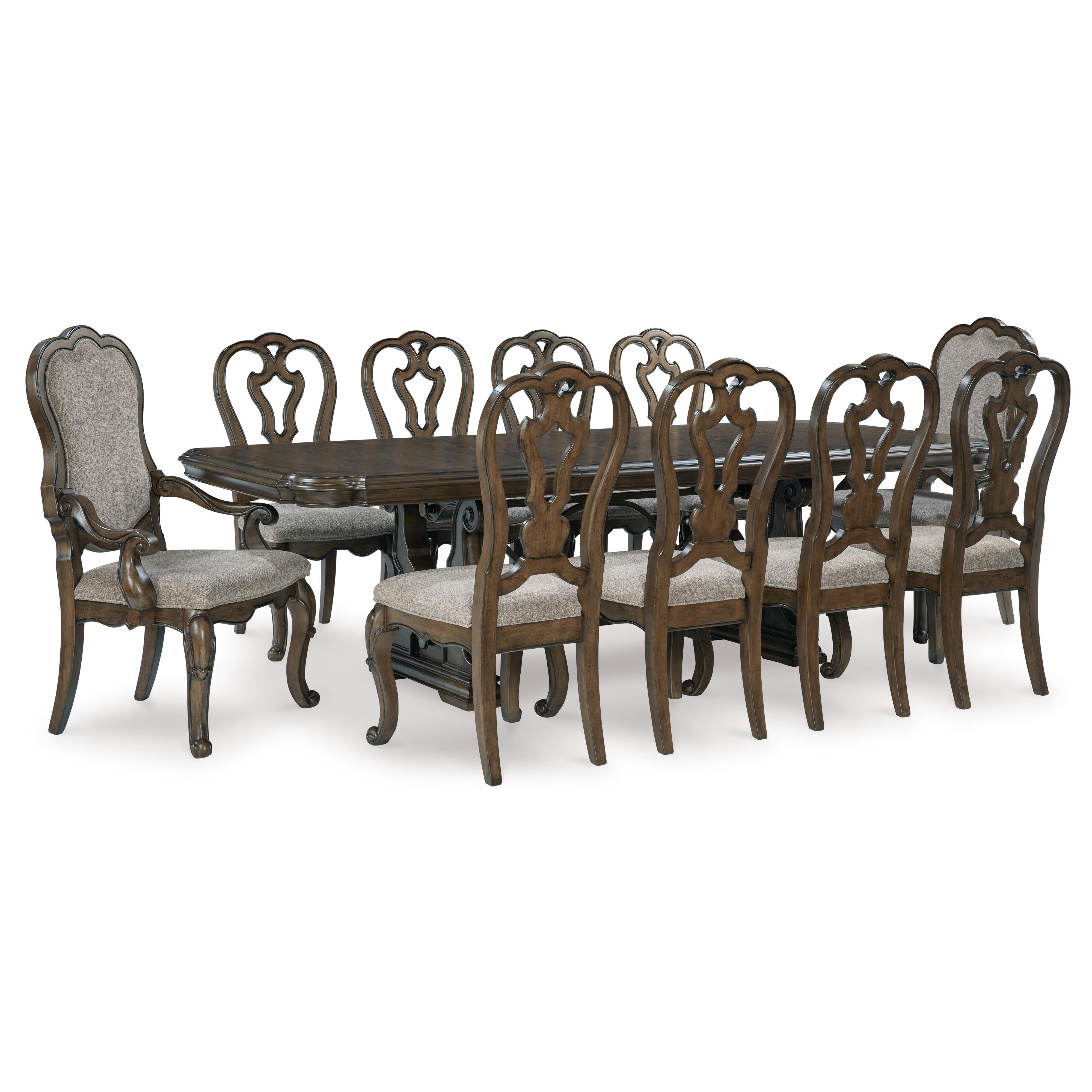 Signature Design by Ashley Maylee D947D14 11 pc Dining Set