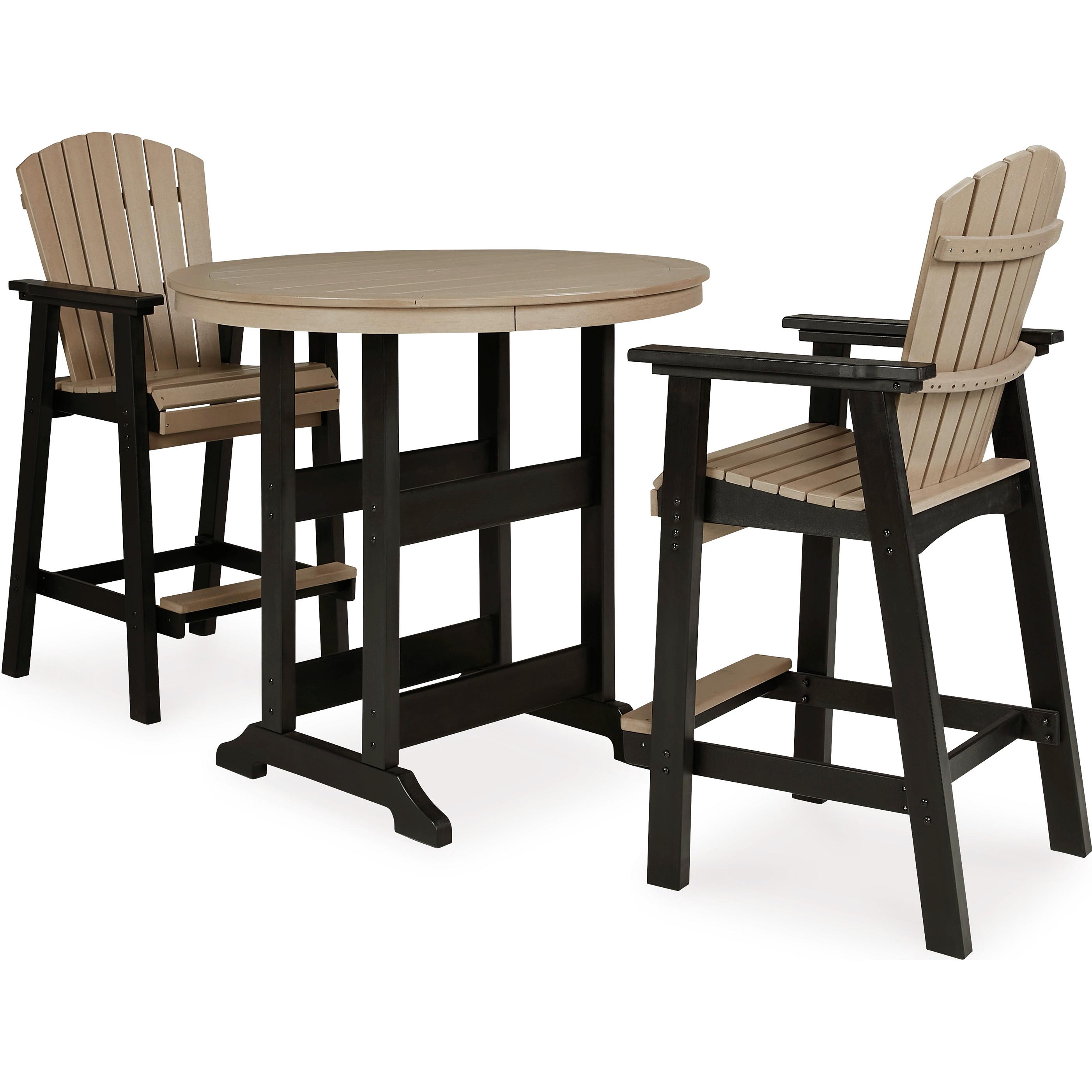 Signature Design by Ashley Fairen Trail P211P1 3-piece Outdoor Dining Set - Image 1