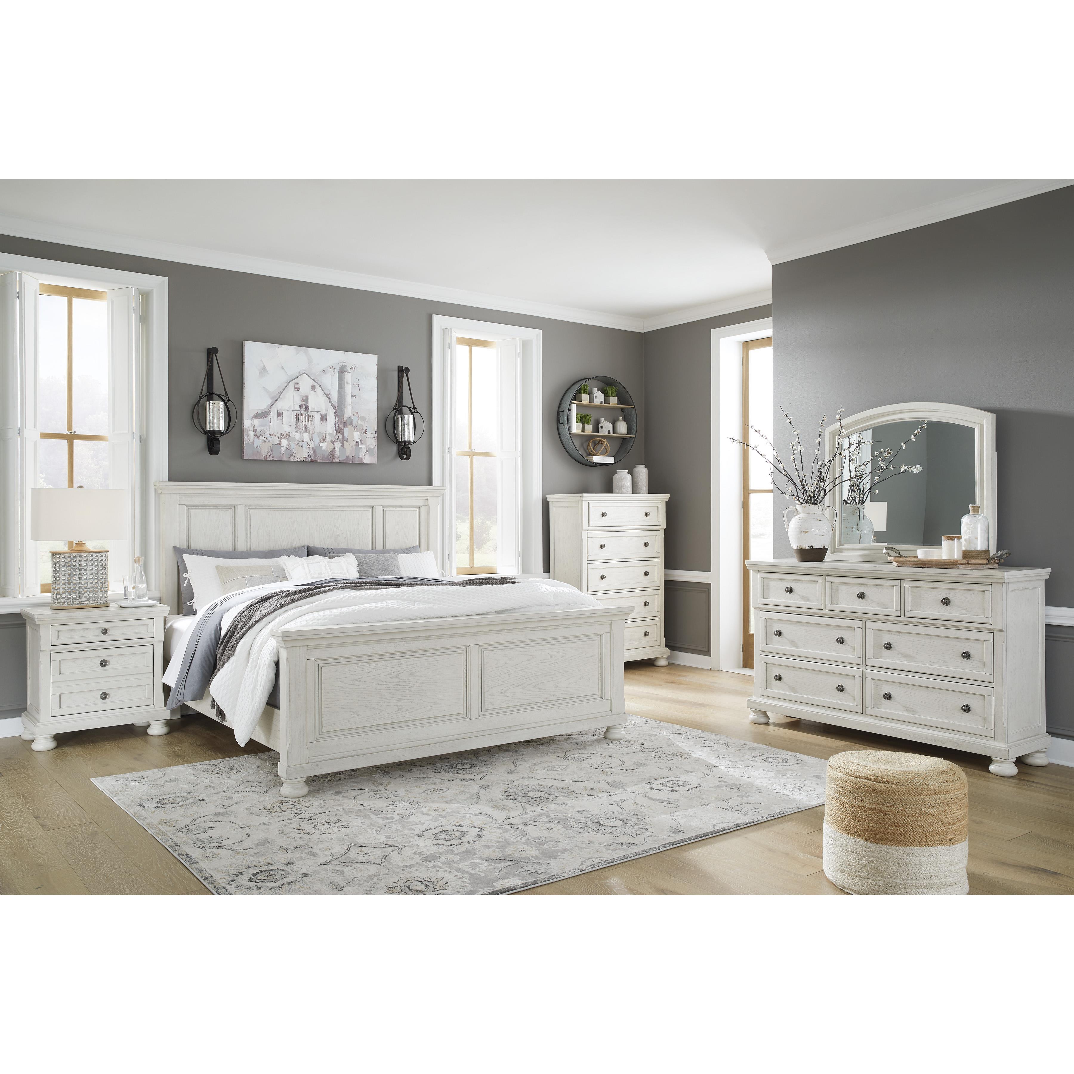 Signature Design by Ashley Robbinsdale B742B40 6 pc Queen Panel Bedroom Set - Image 1