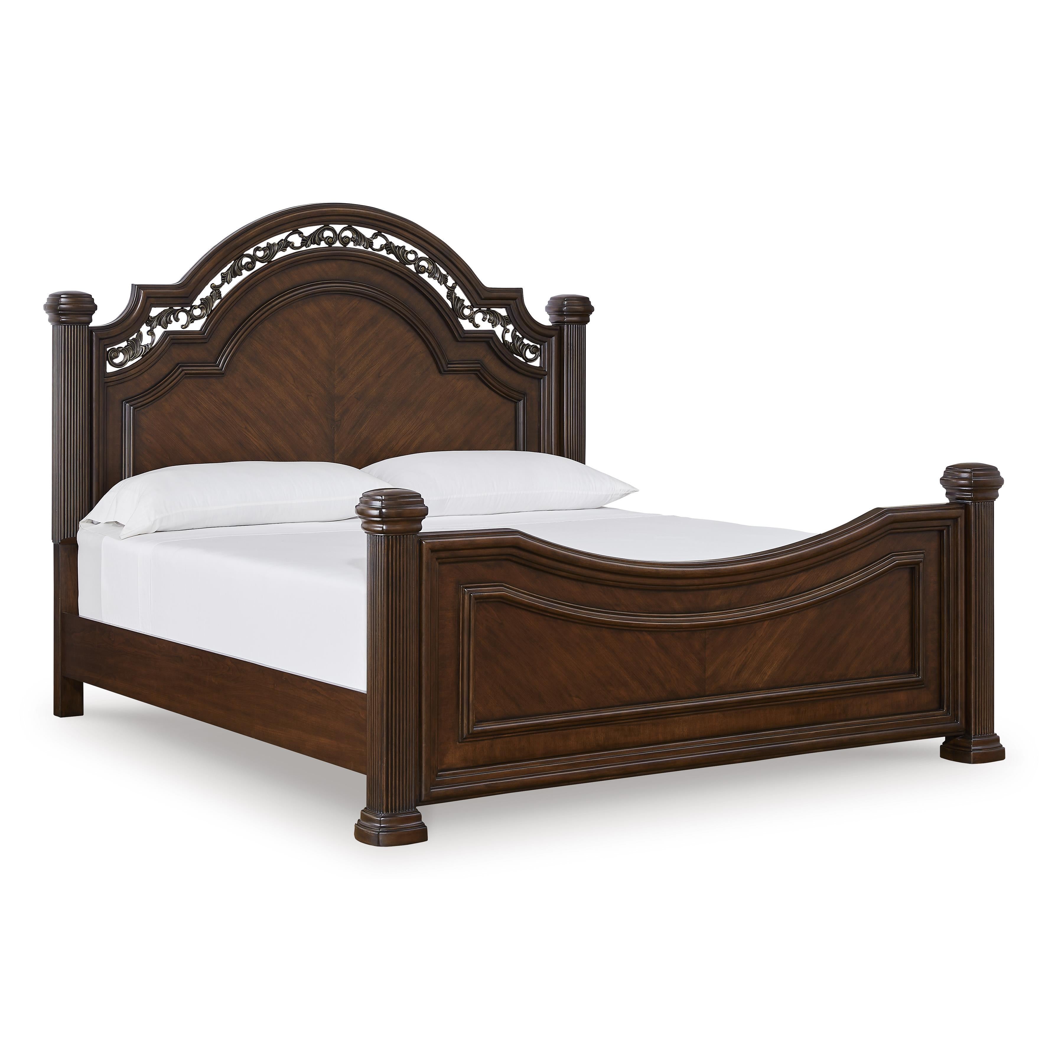 Signature Design by Ashley Lavinton B764B14 7 pc Queen Poster Bedroom Set - Image 2