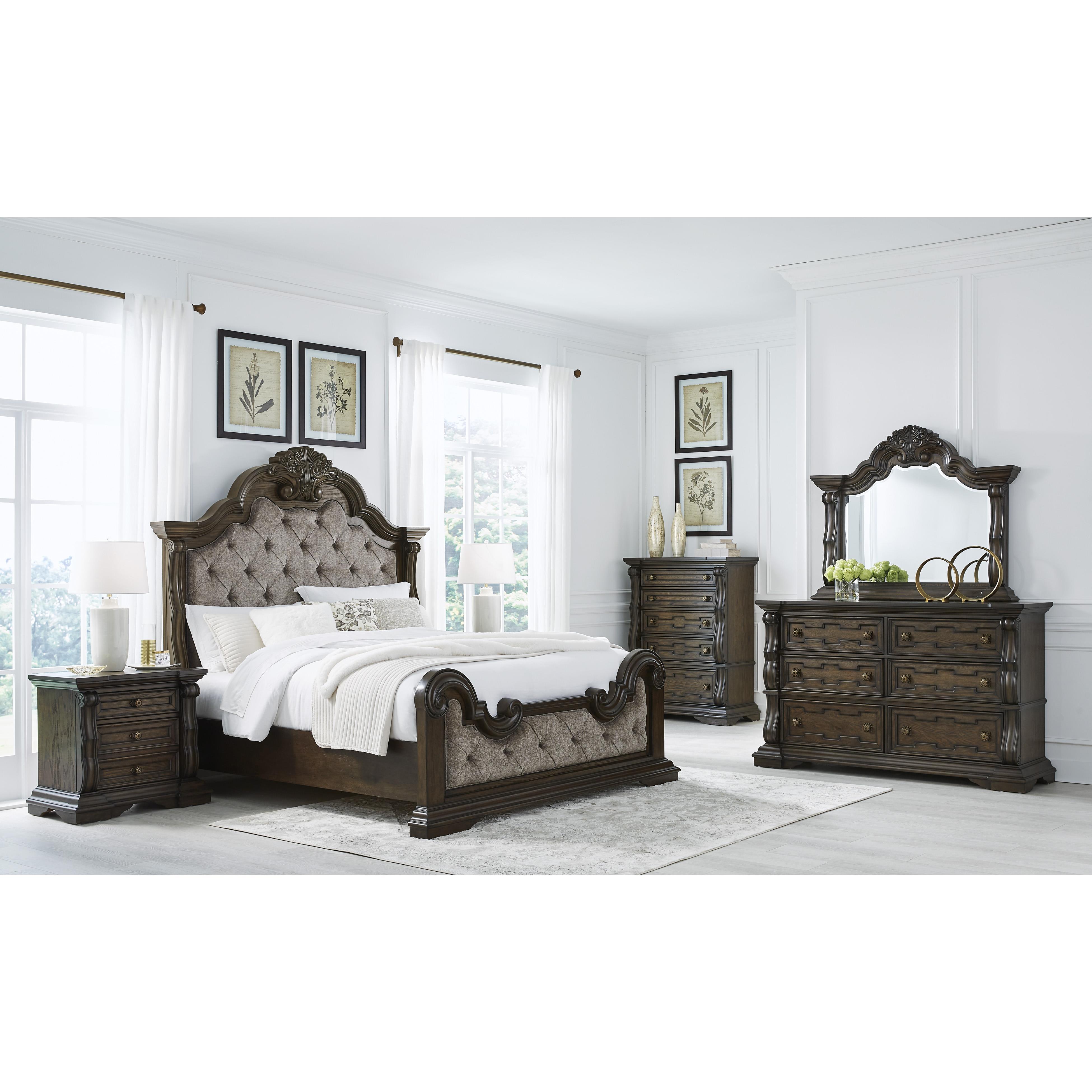 Signature Design by Ashley Maylee B947B12 6 pc Queen Bedroom Set - Image 1