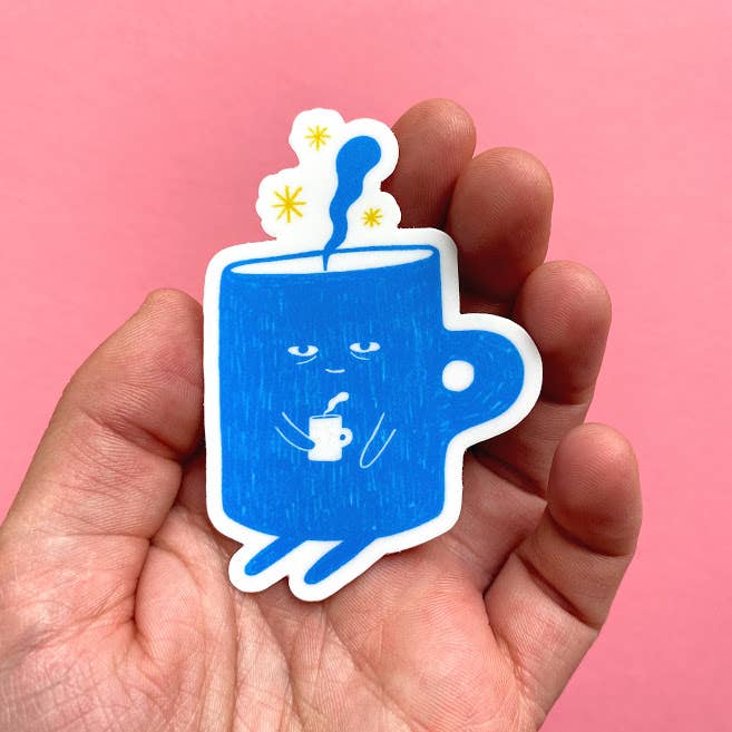 Sticker - sleepy coffee - Image 3