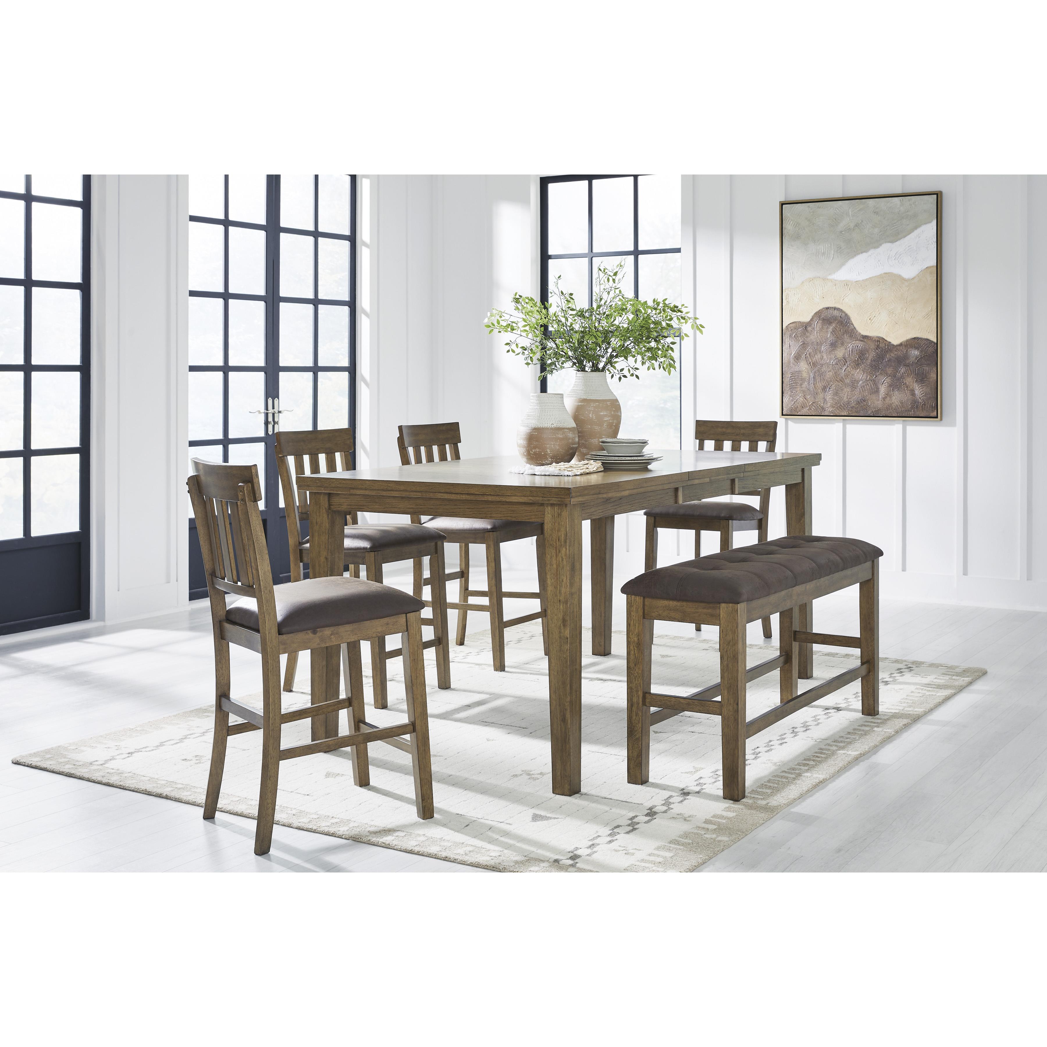 Signature Design by Ashley Urbinforte PCD592 6 pc Counter Height Dining Set