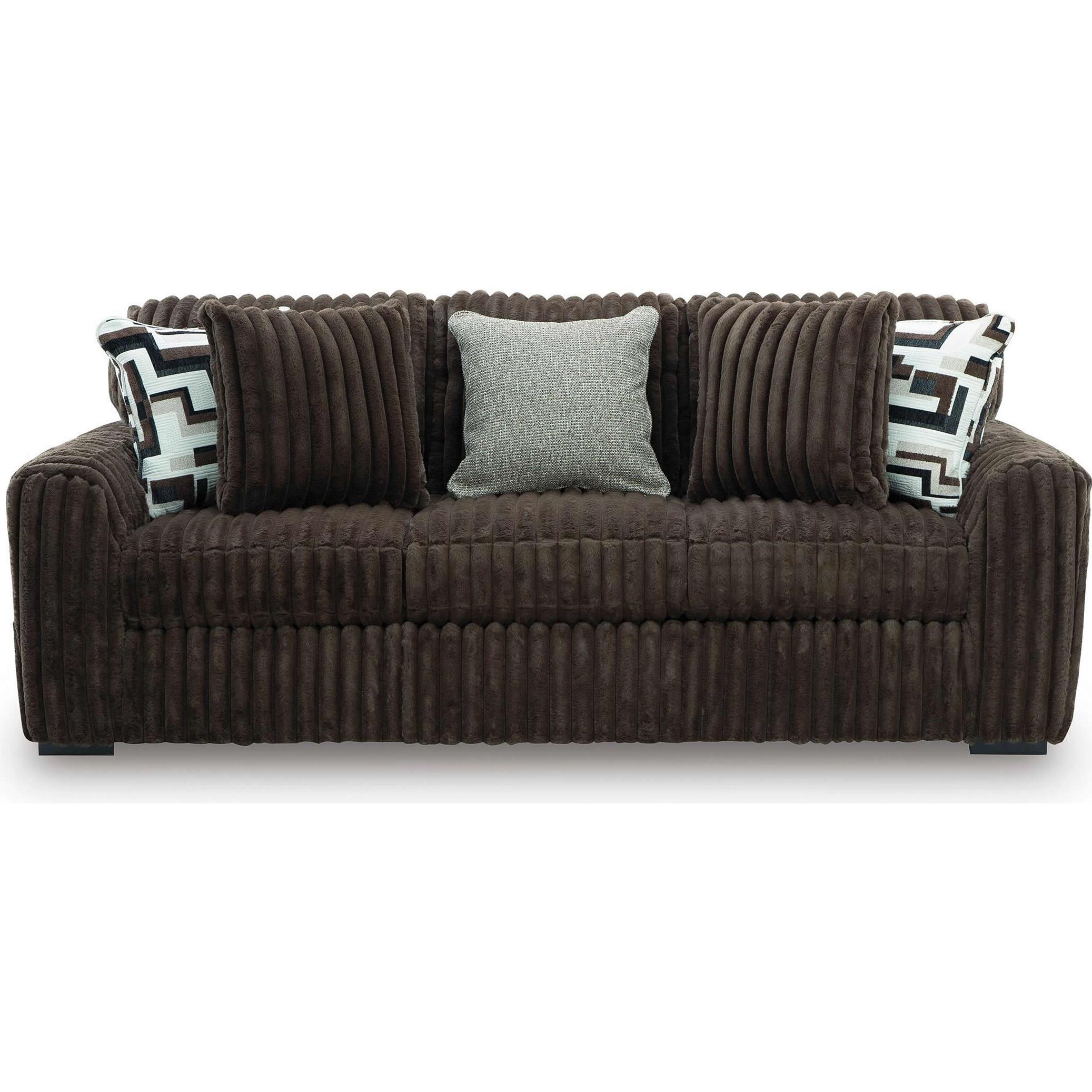 Signature Design by Ashley Midnight-Madness 98104 2 pc Living Room Set - Chocolate - Image 2