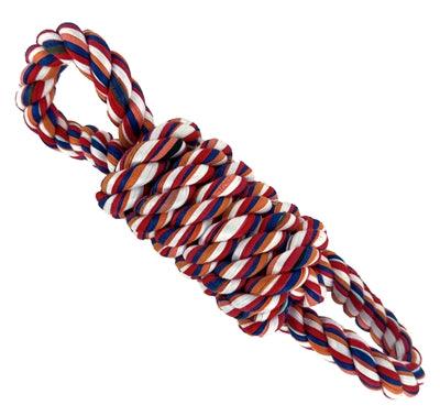 Happy Pet Twist-Tee Coil 8-Shaped Rope – Sustainable Dog Toys Made from Recycled Fabrics - Image 3
