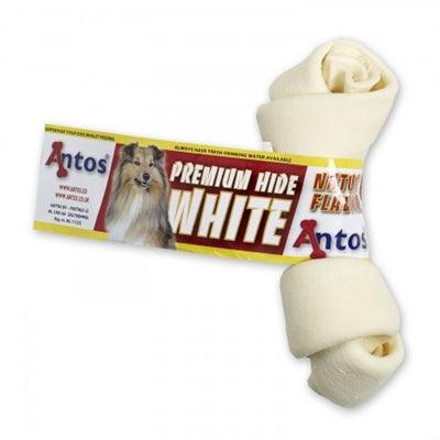 Antos Heavy Prime Bone White – approx. 12 cm – 100% Bovine hide