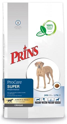 Prins Procare Croque Super Performance - for active and/or pregnant dogs - 10 kg bag - Image 1