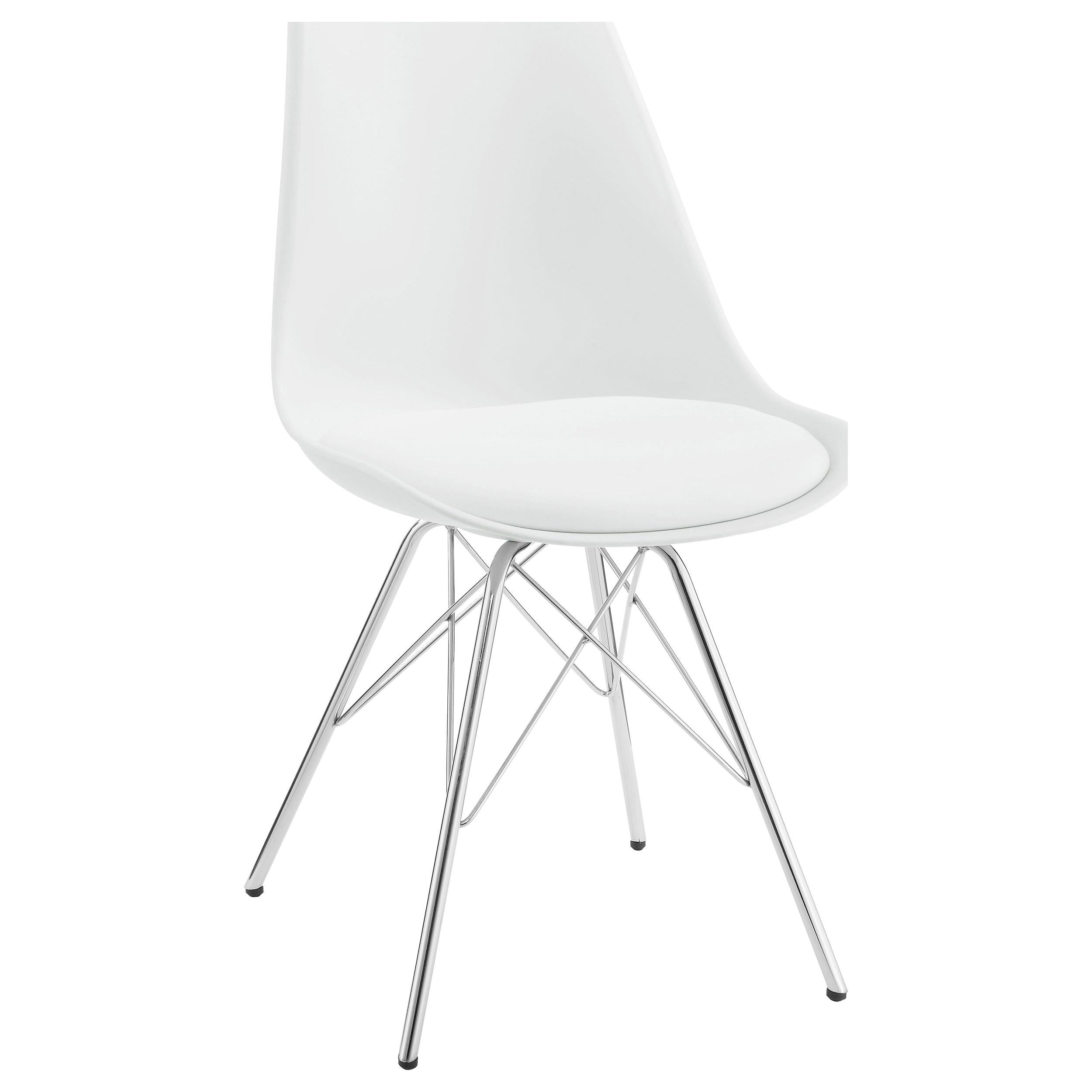 Coaster Furniture Juniper 102792 Polypropylene Dining Side Chair - White (Set of 2) - Image 1