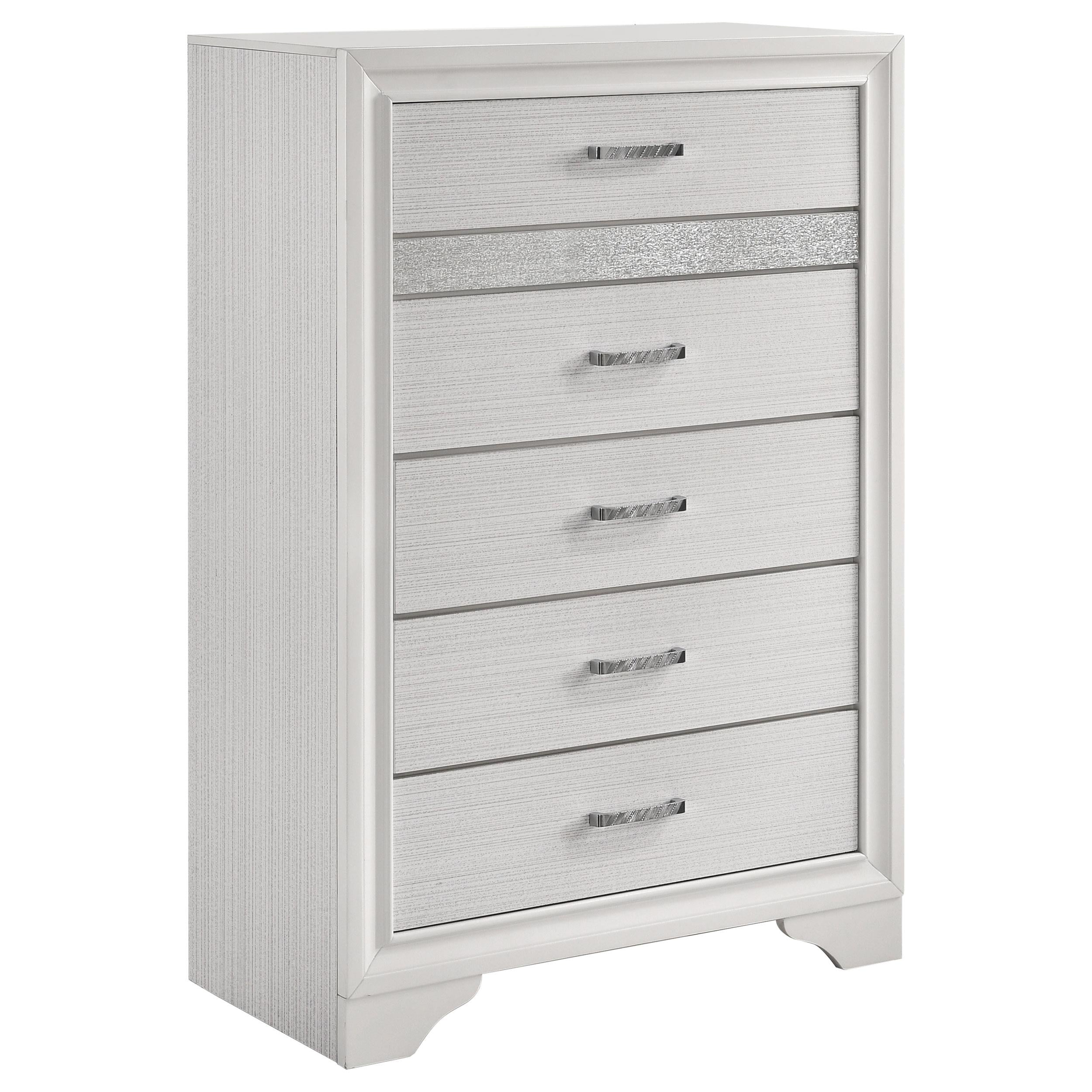 Coaster Furniture Miranda 205115 5-Drawer Bedroom Chest - White - Image 1