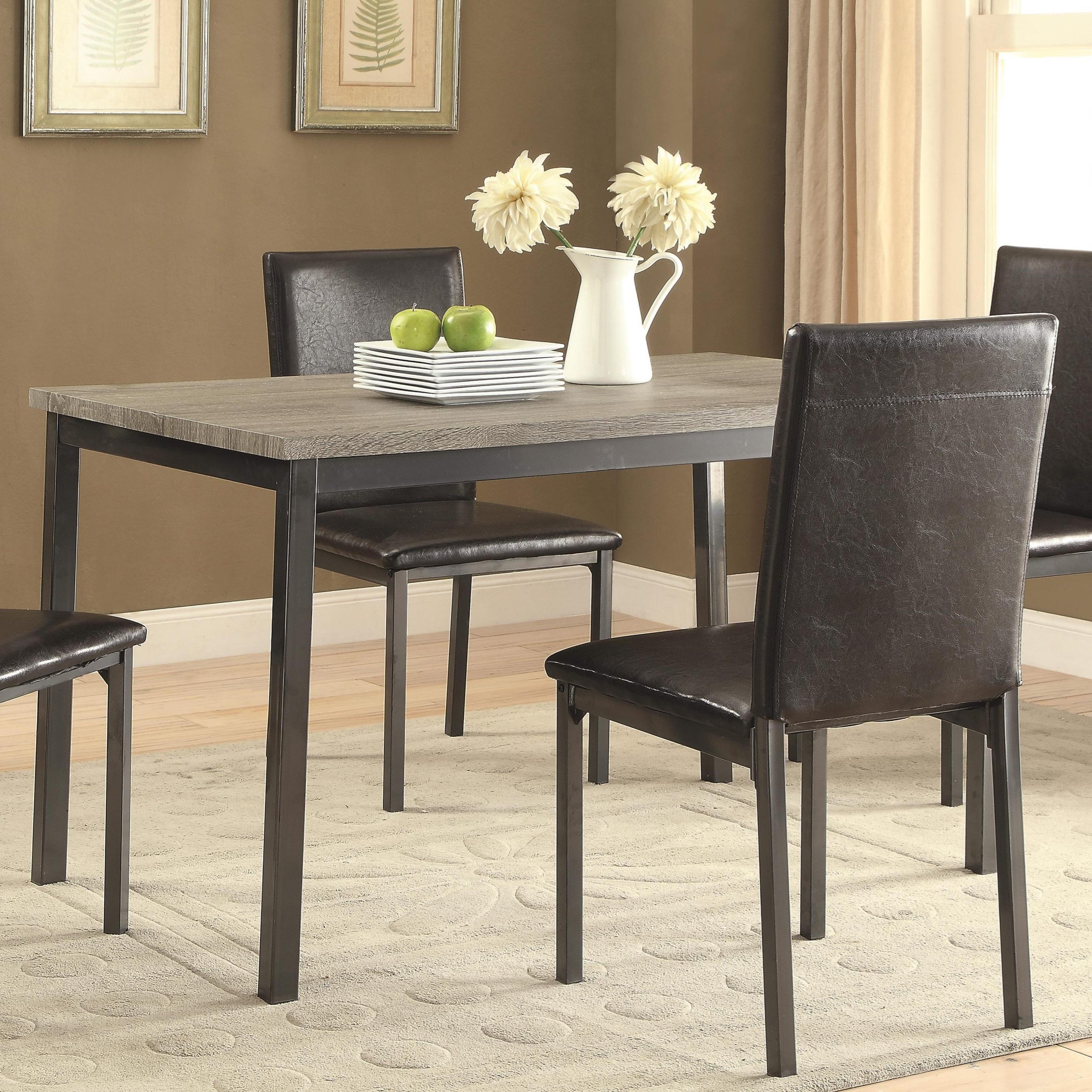 Coaster Furniture Garza 100611 Rectangular 48-inch Composite Wood Dining Table - Grey - Image 1