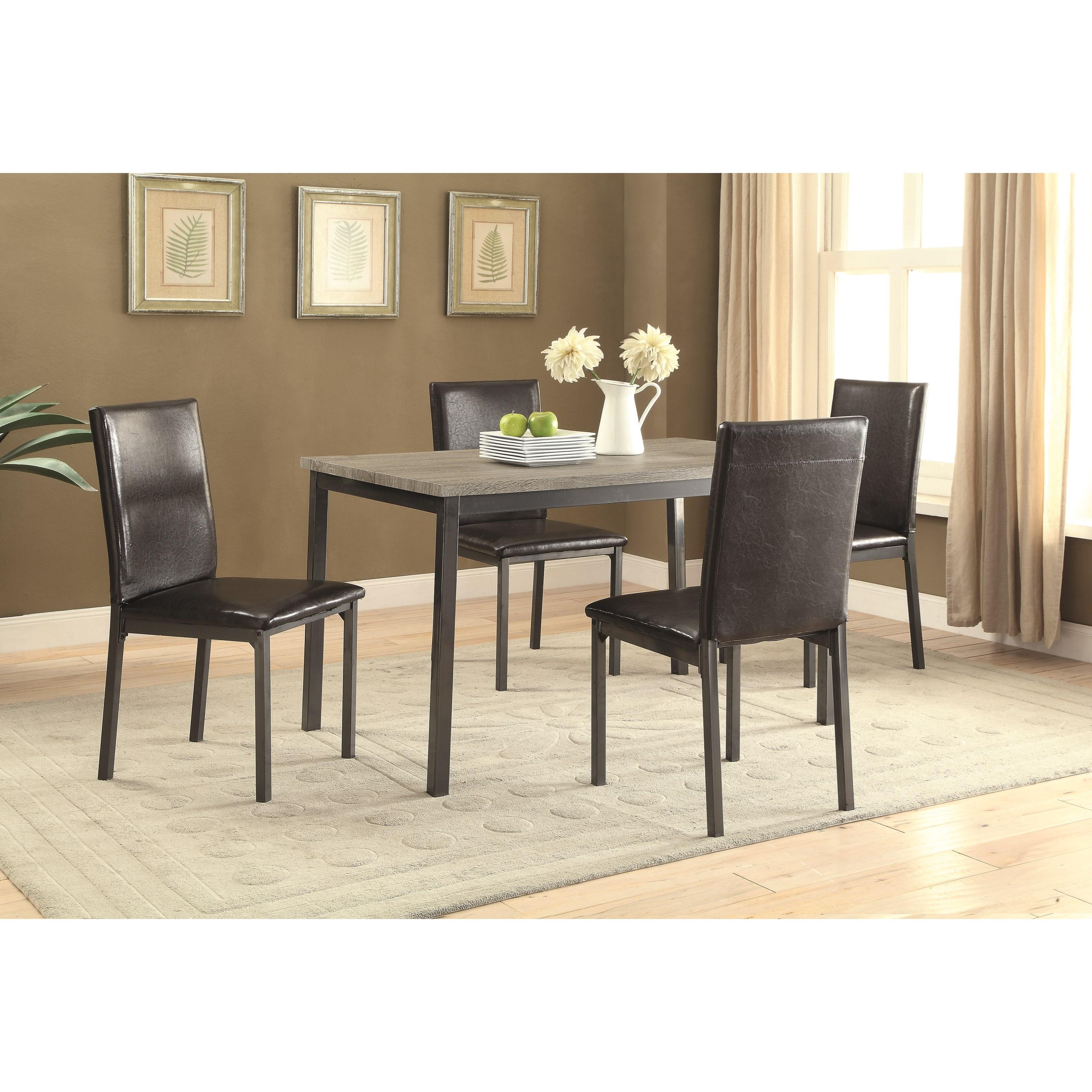 Coaster Furniture Garza 100611 Rectangular 48-inch Composite Wood Dining Table - Grey - Image 2
