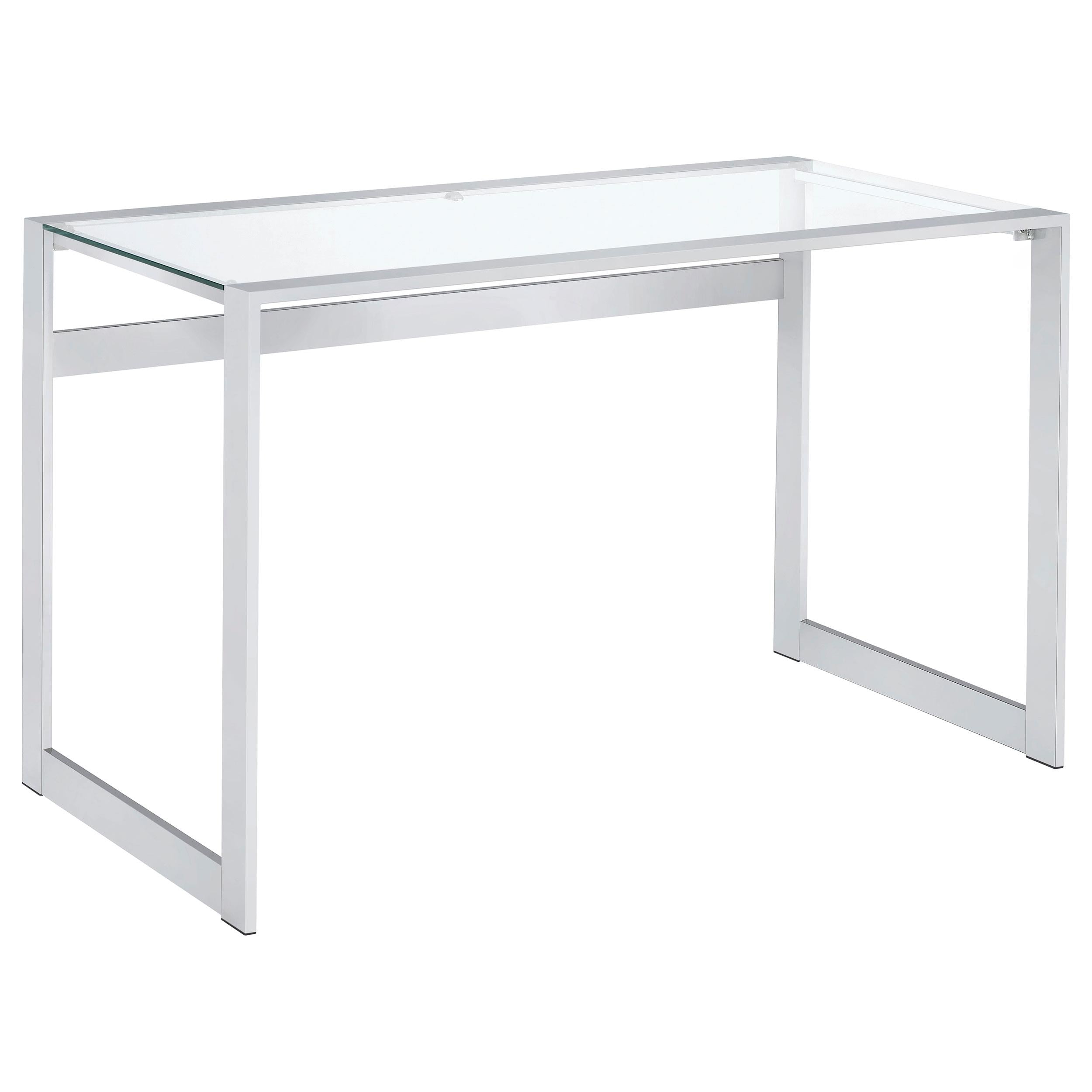 Coaster Furniture Hartford 800746 47-inch Glass Top Writing Desk – Chrome