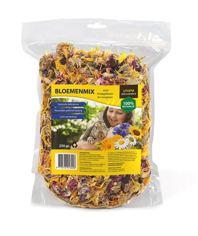 Utopia Flower Mix – For rabbits, hamsters, guinea pigs, rats & mice