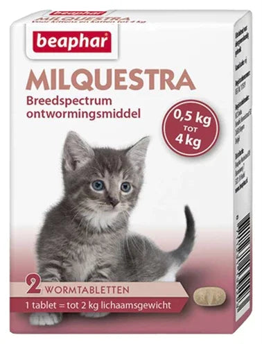Beaphar Milquestra – dewormer for small cats and kittens up to 2kg