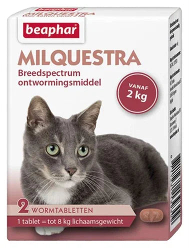 Milquestra Cat – 4 tablets - Broad spectrum deworming - For cats from 2 kg - Image 2