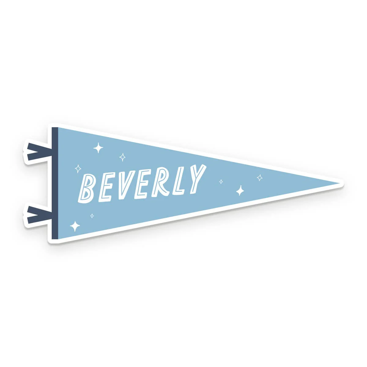 Saranac lake Pennant Sticker - Image 1