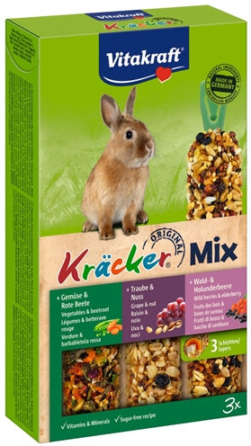 Vitakraft Dwarf Rabbit Crackers Nut/Berry/Vegetable