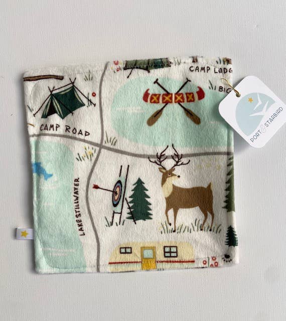 Camping Outdoors Minky Crinkle Sensory Toy - Image 2