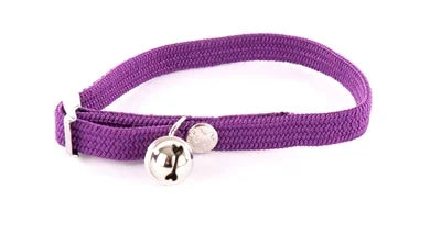 Martin Cat Collar, Elastic Nylon, Purple