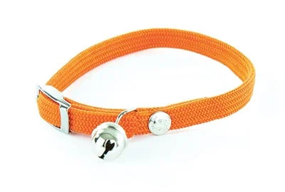 Martin Cat Collar, Elastic Nylon, Orange