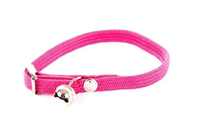 Martin Cat Collar, Elastic Nylon, Pink