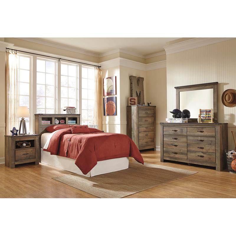 Signature Design by Ashley Trinell B446-63 Twin Bookcase Headboard - Image 1