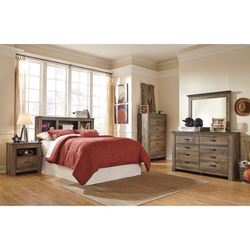 Signature Design by Ashley Trinell B446-65 Full Bookcase Headboard - Image 1