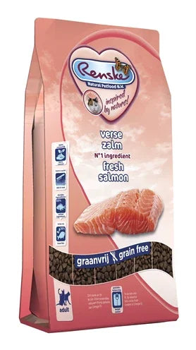 Renske Super Premium Adult Fresh Salmon – Grain-free cat food with 36% fresh salmon - Image 1