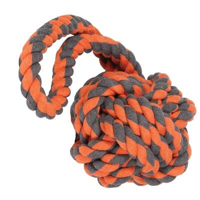 Happy Pet Nuts For Knots Extreme Ball Tugger – Strong Chew and Pull Toy for Dogs - Image 1